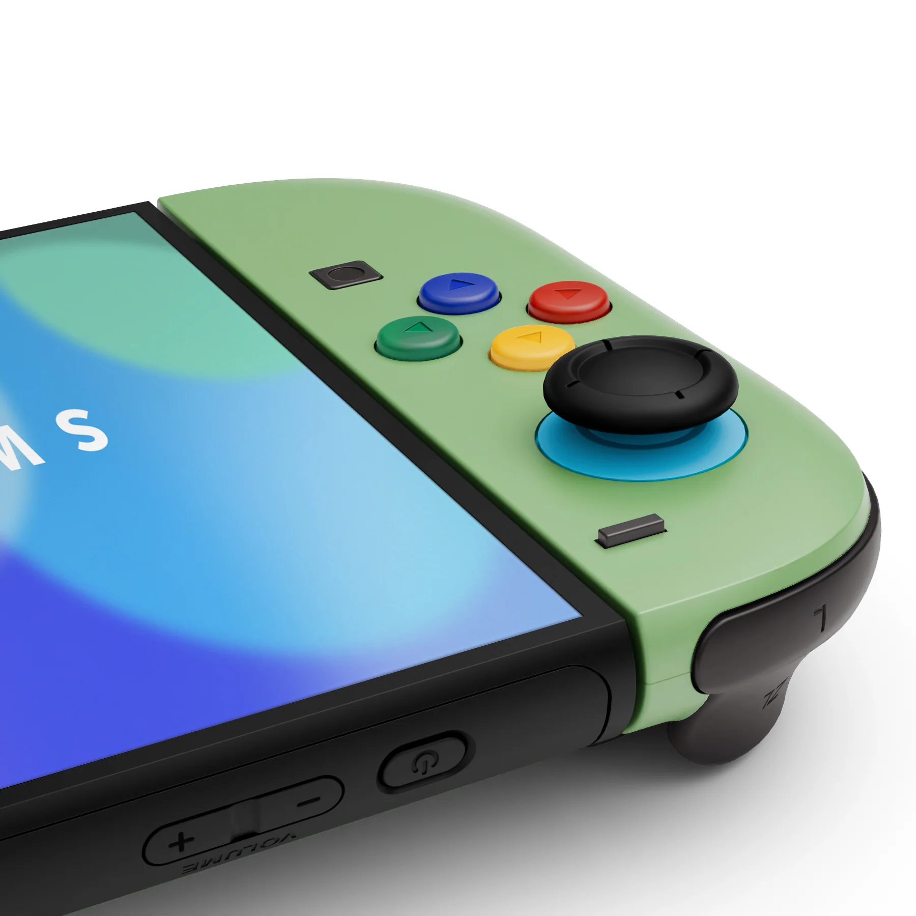 eXtremeRate DIY Replacement Full Set Shell Case with Buttons for Joycon 2 of Nintendo Switch 2 - Deluxe Version - Matcha Green - Image 7