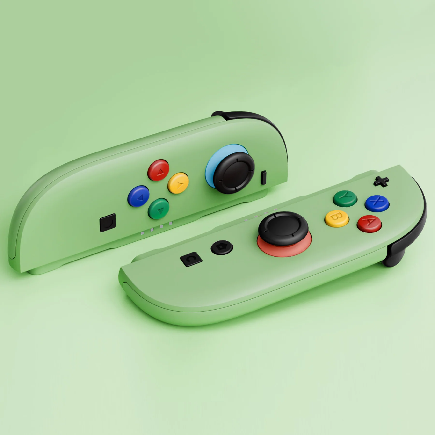 eXtremeRate DIY Replacement Full Set Shell Case with Buttons for Joycon 2 of Nintendo Switch 2 - Deluxe Version - Matcha Green - Image 9