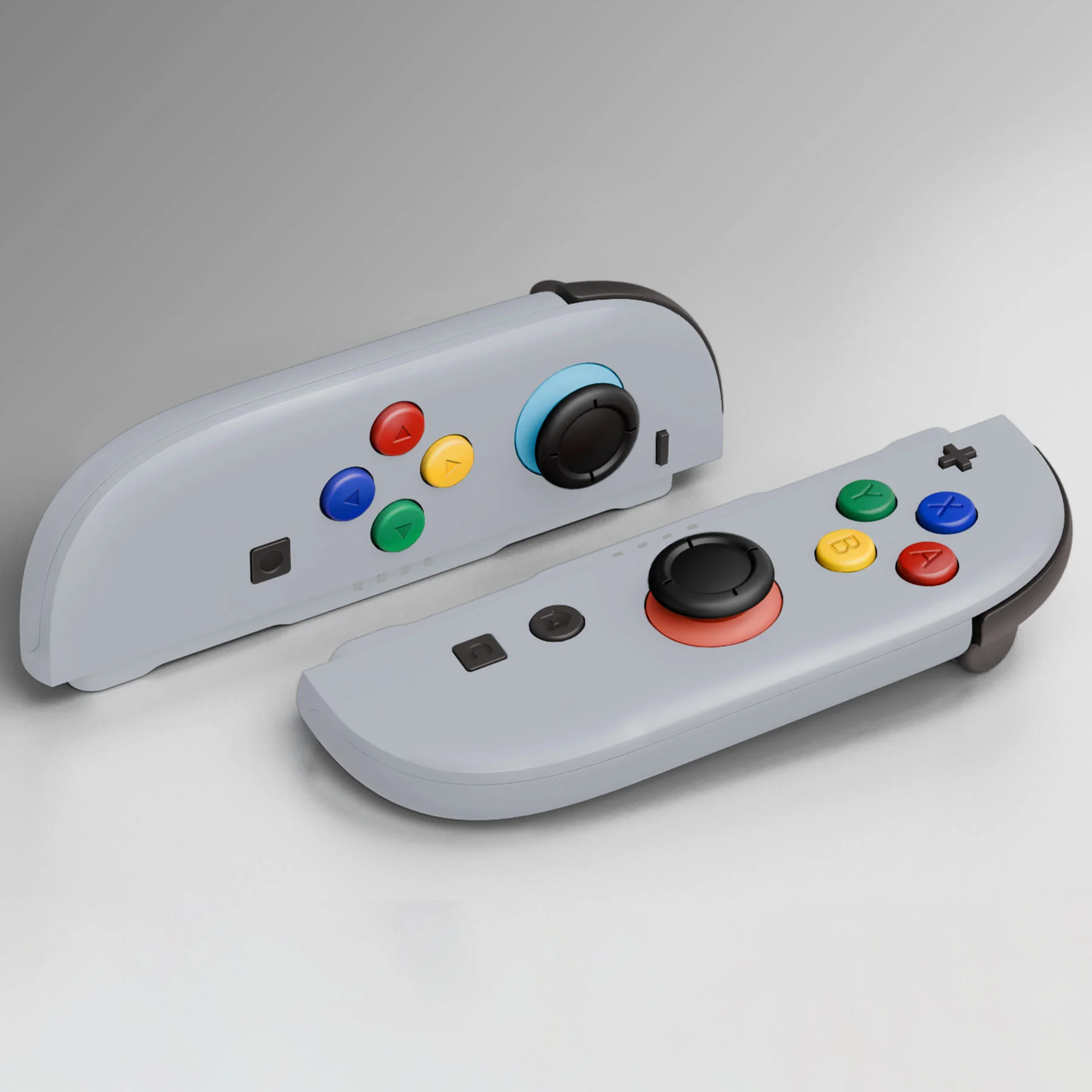 eXtremeRate DIY Replacement Full Set Shell Case with Buttons for Joycon 2 of Nintendo Switch 2 - Deluxe Version - New Hope Gray - Image 9