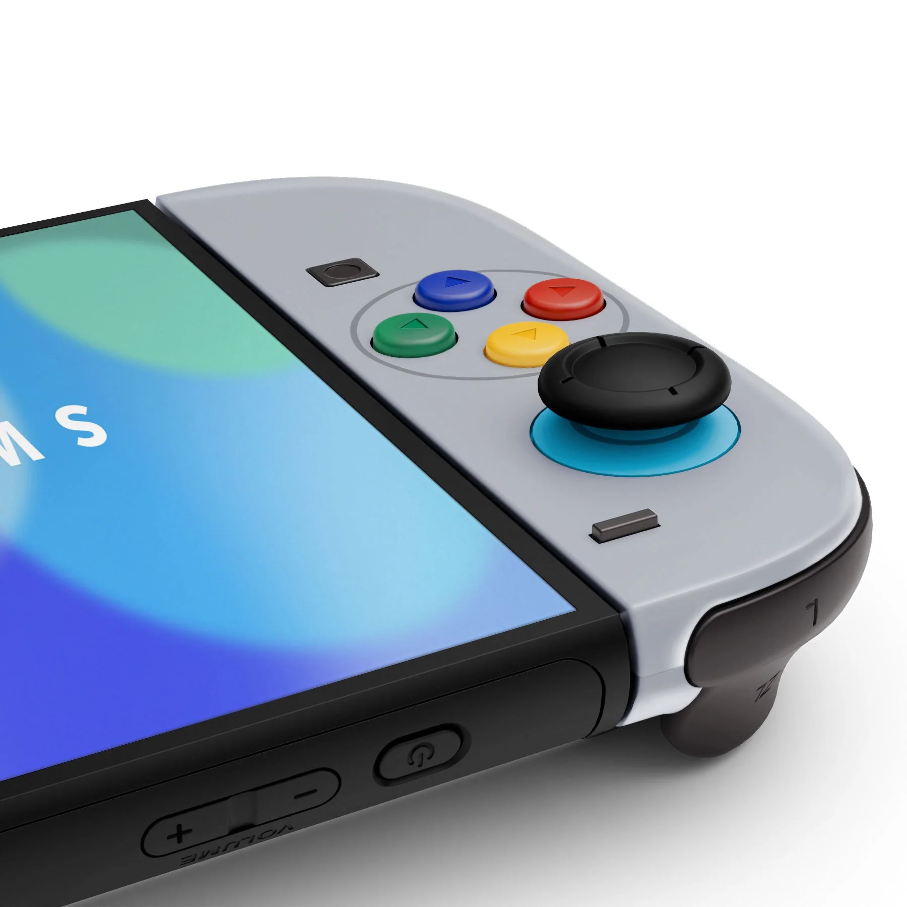 eXtremeRate DIY Replacement Full Set Shell Case with Buttons for Joycon 2 of Nintendo Switch 2 - Deluxe Version - SFC SNES Classic EU Style - Image 6