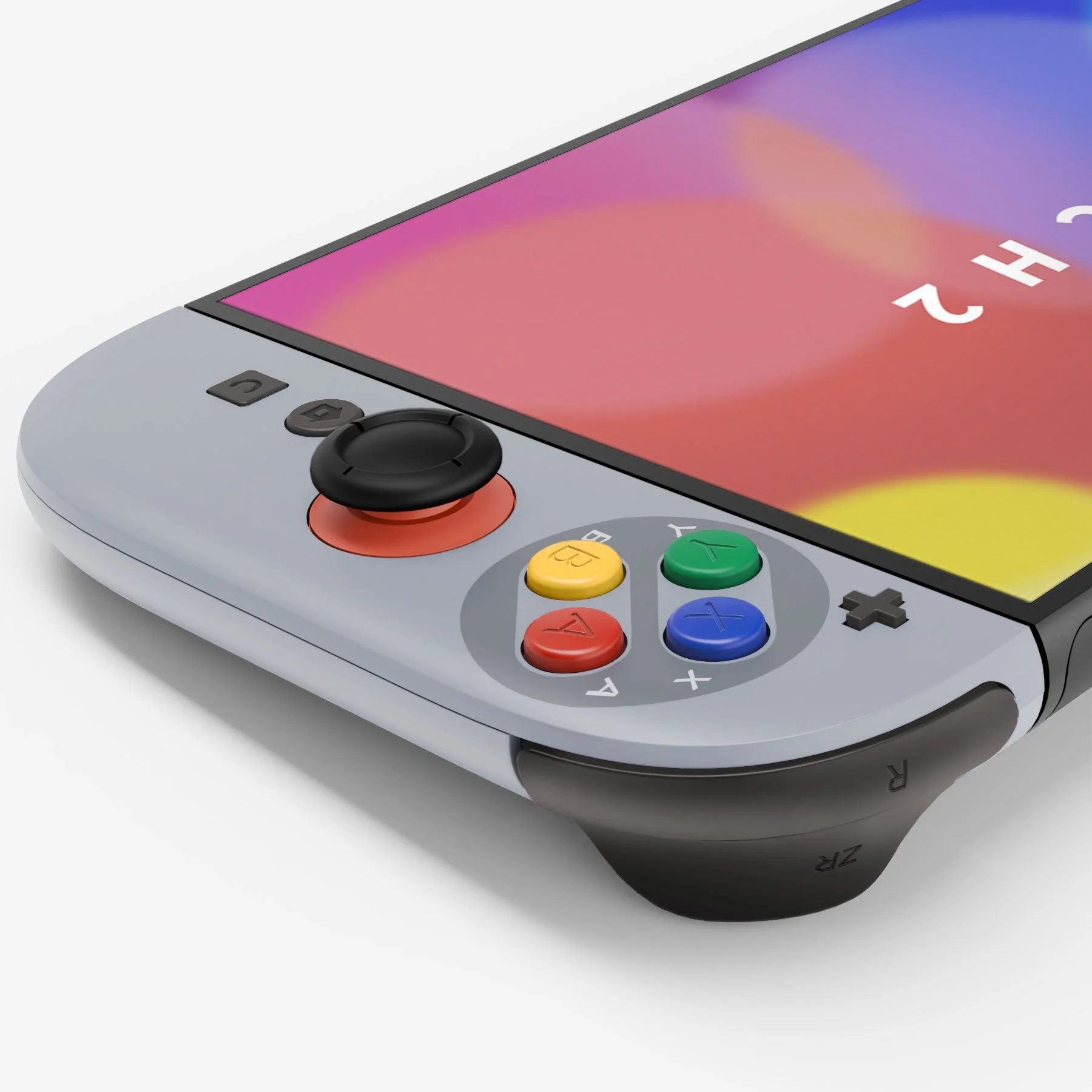 eXtremeRate DIY Replacement Full Set Shell Case with Buttons for Joycon 2 of Nintendo Switch 2 - Deluxe Version - SFC SNES Classic EU Style - Image 7