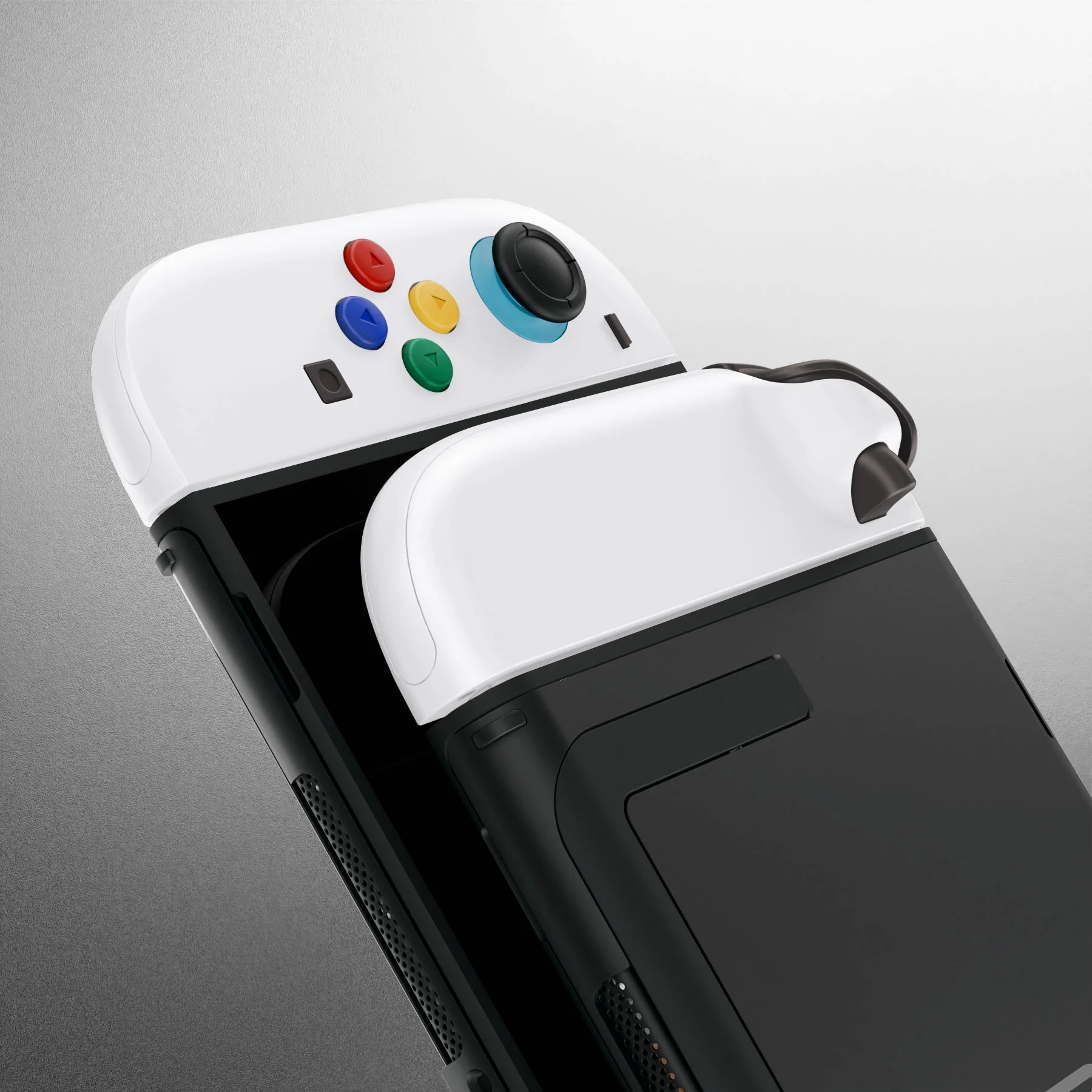 eXtremeRate DIY Replacement Full Set Shell Case with Buttons for Joycon 2 of Nintendo Switch 2 - Deluxe Version - White - Image 10