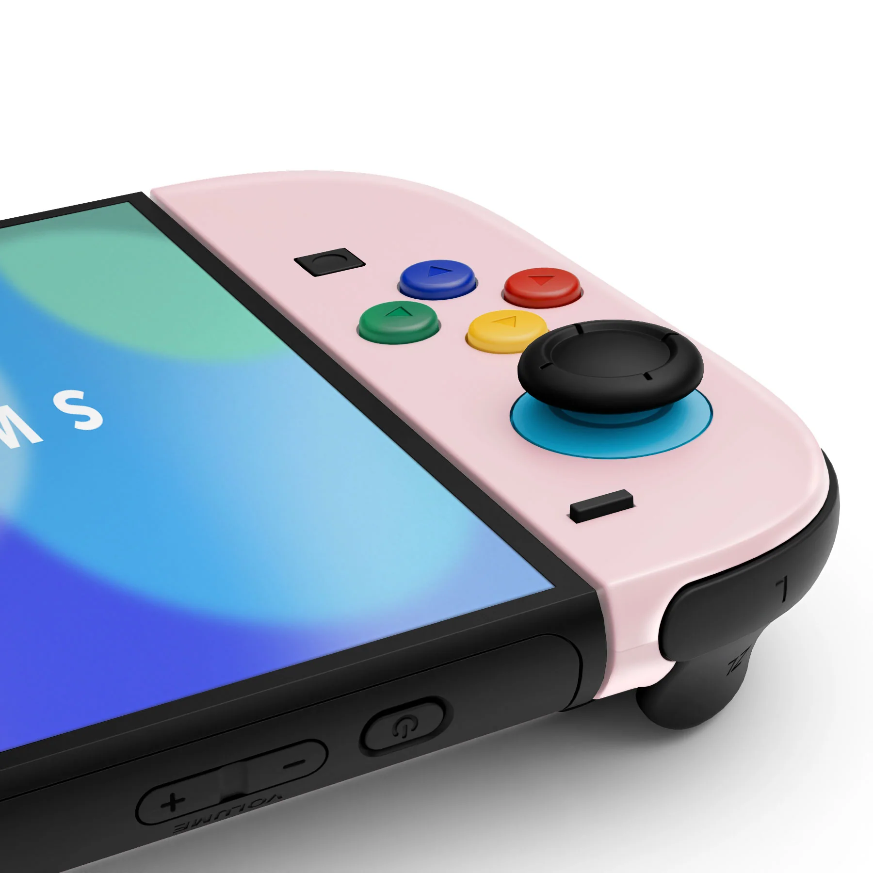 eXtremeRate DIY Replacement Full Set Shell Case with Buttons for Joycon 2 of Nintendo Switch 2 - Essence Version - Cherry Blossoms Pink - Image 7