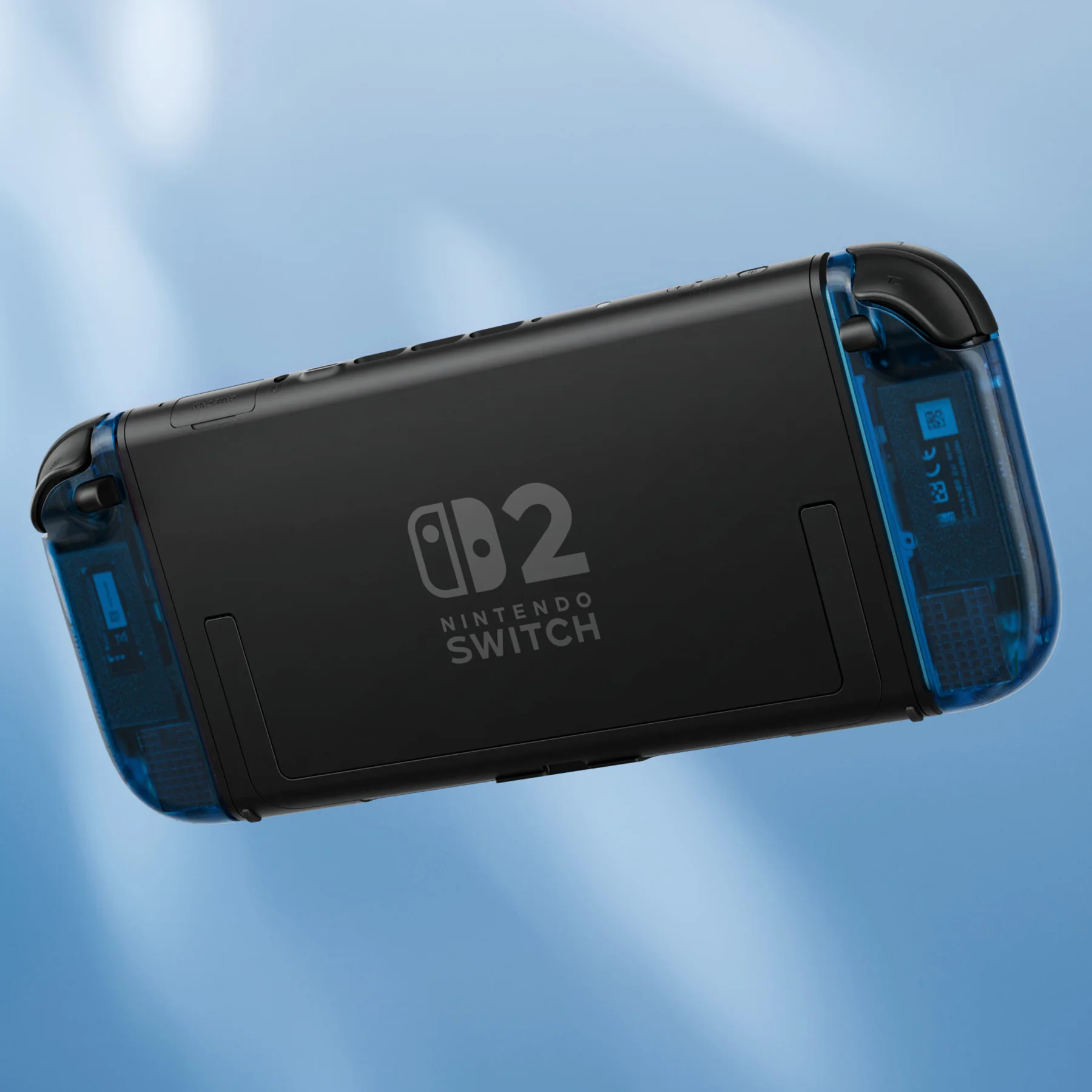 eXtremeRate DIY Replacement Full Set Shell Case with Buttons for Joycon 2 of Nintendo Switch 2 - Essence Version - Clear Blue - Image 11