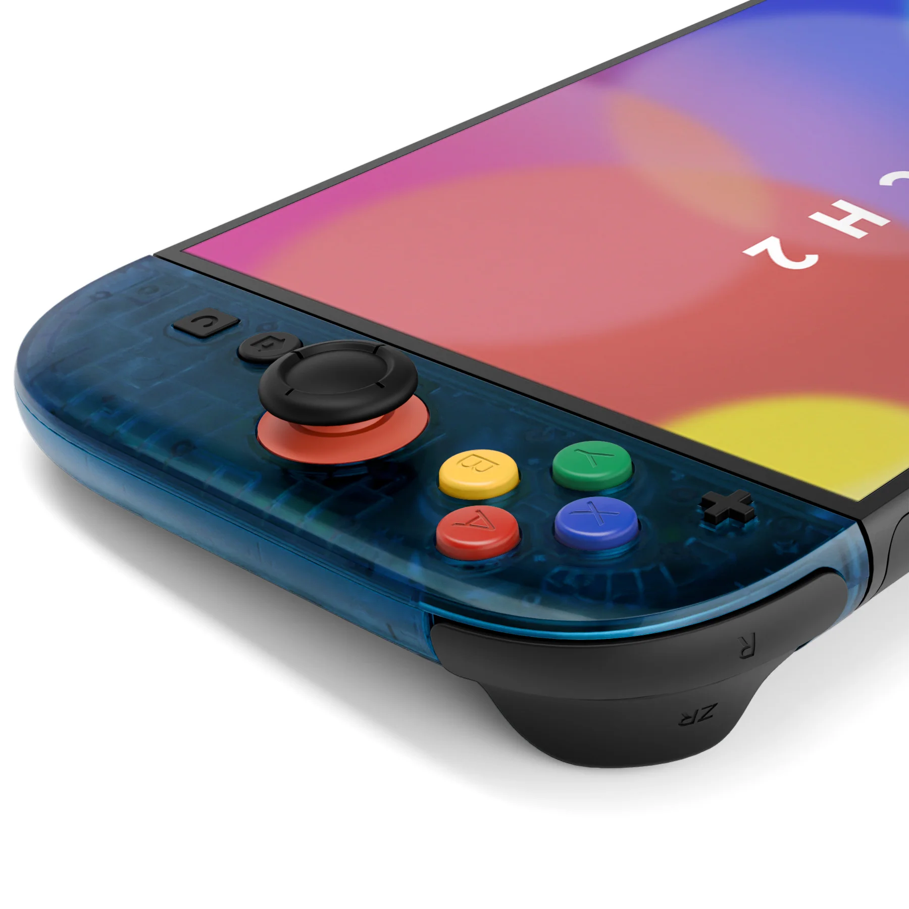 eXtremeRate DIY Replacement Full Set Shell Case with Buttons for Joycon 2 of Nintendo Switch 2 - Essence Version - Clear Blue - Image 8
