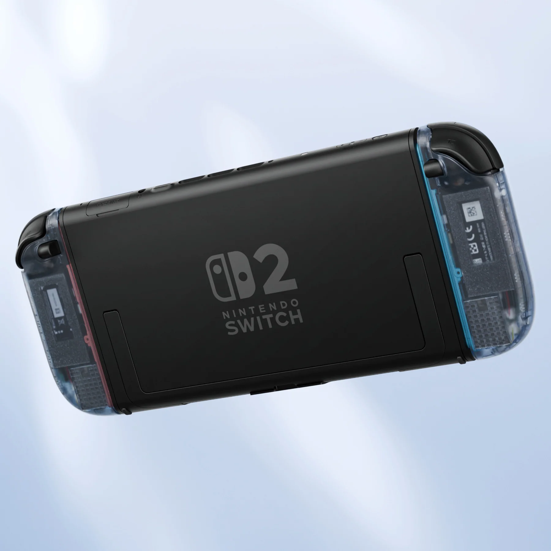 eXtremeRate DIY Replacement Full Set Shell Case with Buttons for Joycon 2 of Nintendo Switch 2 - Essence Version - Clear Glacier Blue - Image 11
