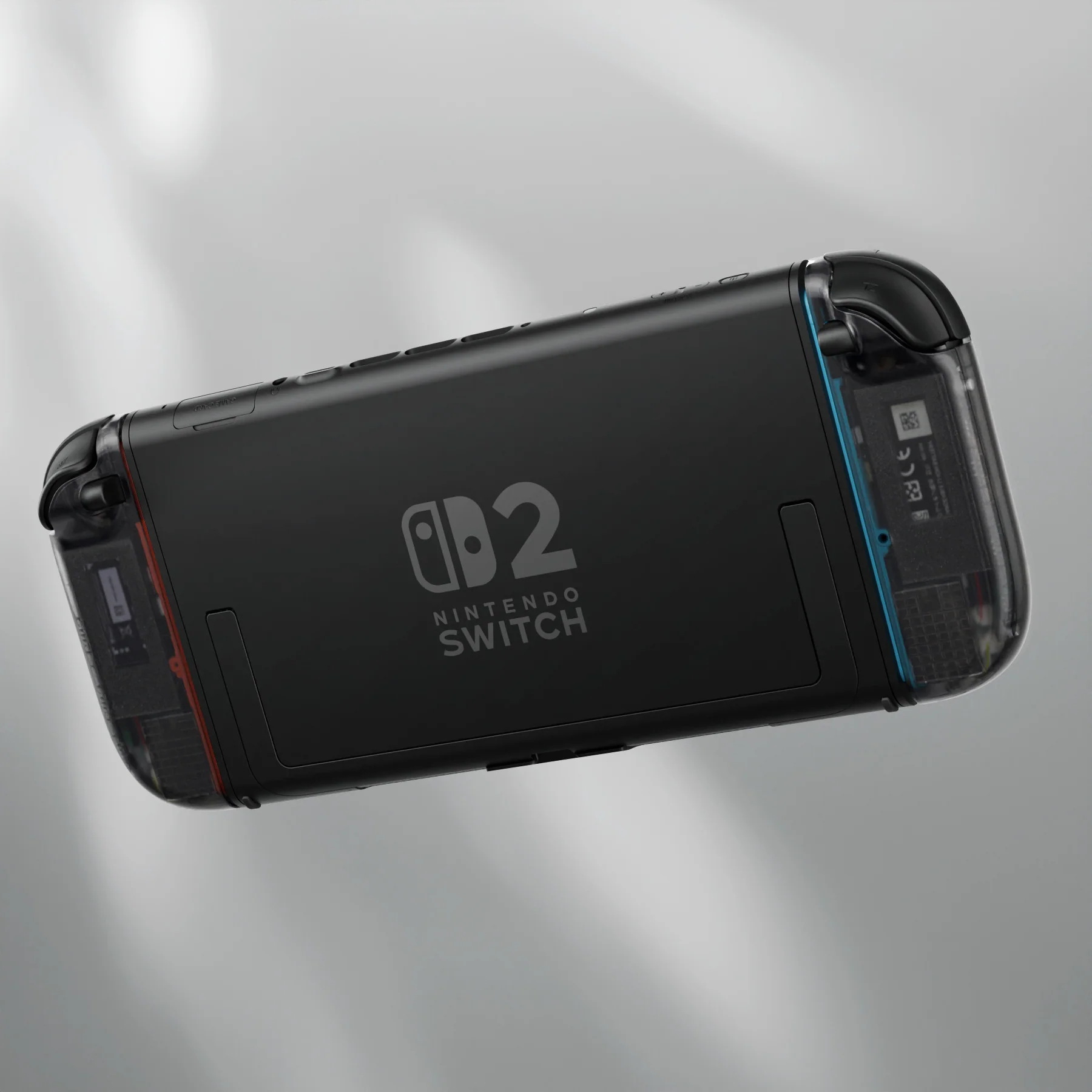 eXtremeRate DIY Replacement Full Set Shell Case with Buttons for Joycon 2 of Nintendo Switch 2 - Essence Version - Clear Slate Black - Image 11