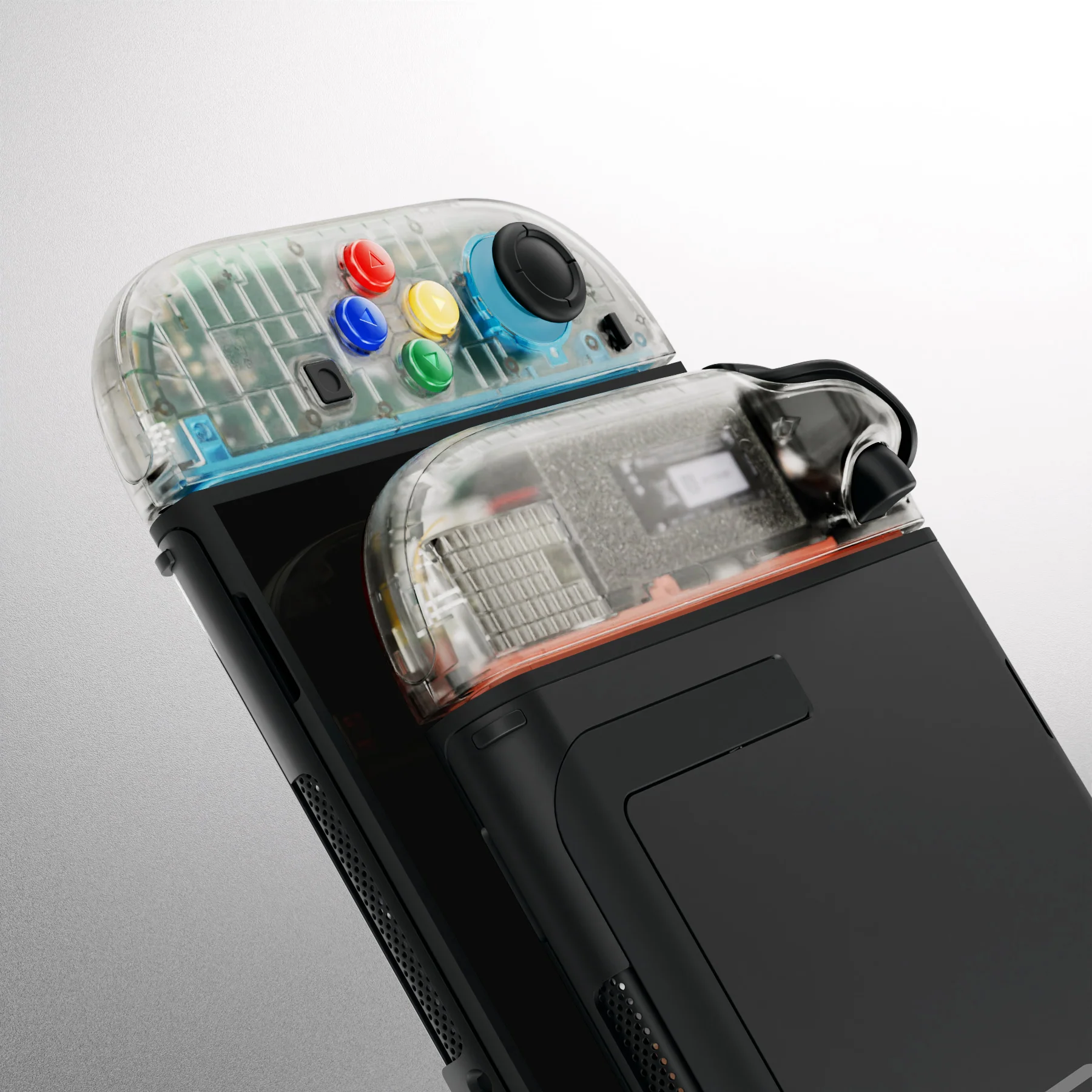 eXtremeRate DIY Replacement Full Set Shell Case with Buttons for Joycon 2 of Nintendo Switch 2 - Essence Version - Glow in Dark - Green - Image 11