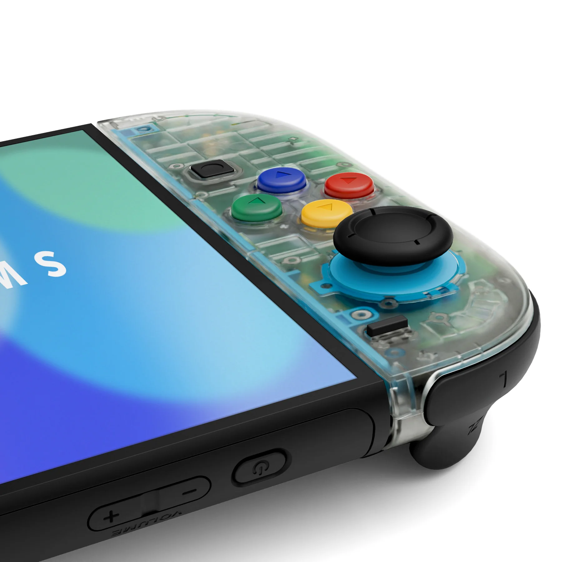 eXtremeRate DIY Replacement Full Set Shell Case with Buttons for Joycon 2 of Nintendo Switch 2 - Essence Version - Glow in Dark - Green - Image 7