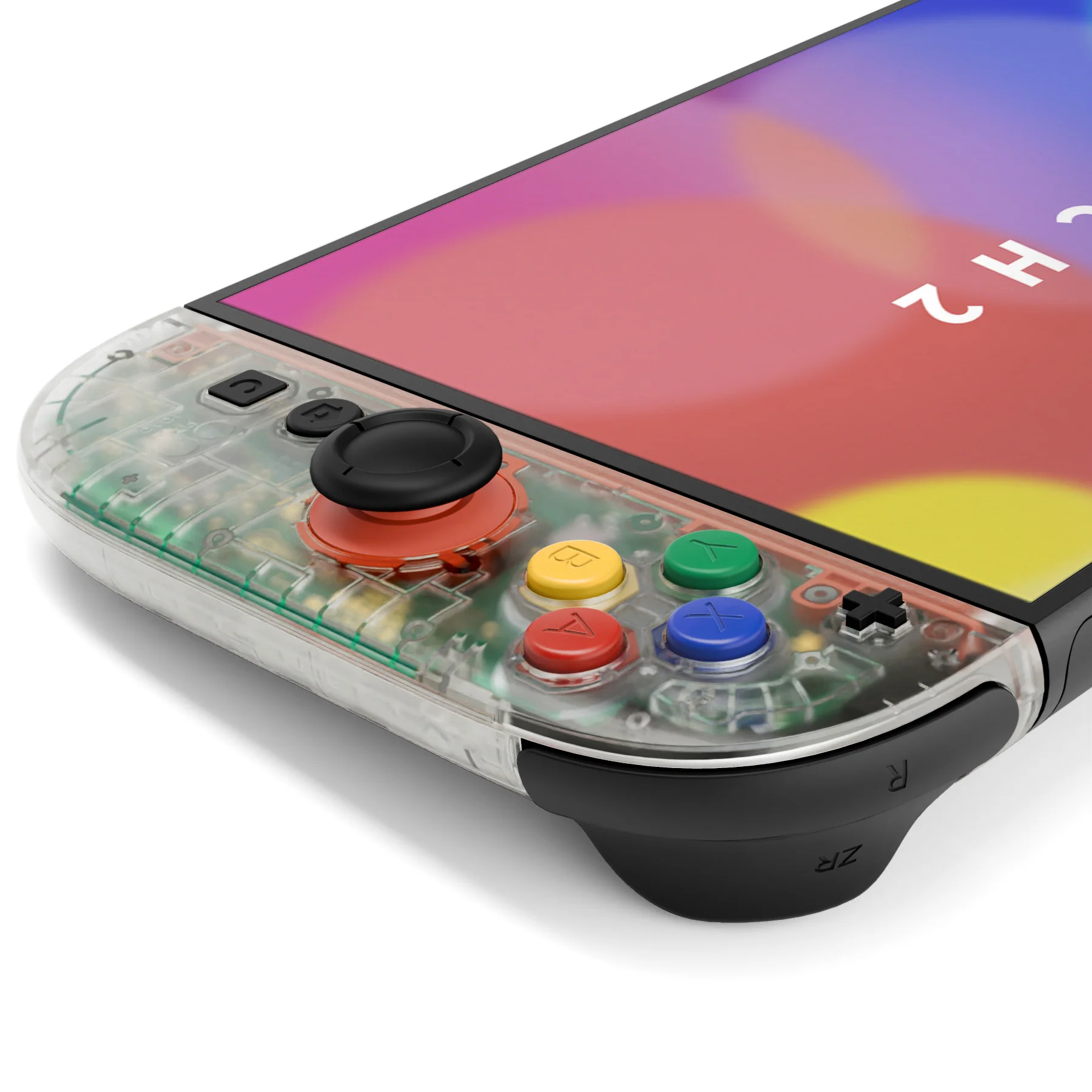 eXtremeRate DIY Replacement Full Set Shell Case with Buttons for Joycon 2 of Nintendo Switch 2 - Essence Version - Glow in Dark - Green - Image 8