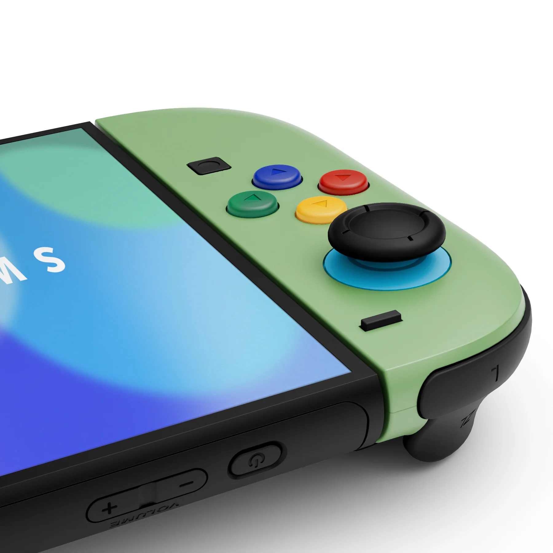 eXtremeRate DIY Replacement Full Set Shell Case with Buttons for Joycon 2 of Nintendo Switch 2 - Essence Version - Matcha Green - Image 7