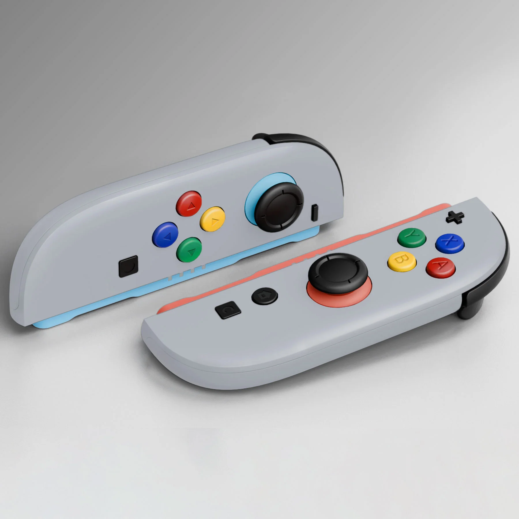 eXtremeRate DIY Replacement Full Set Shell Case with Buttons for Joycon 2 of Nintendo Switch 2 - Essence Version - New Hope Gray - Image 9