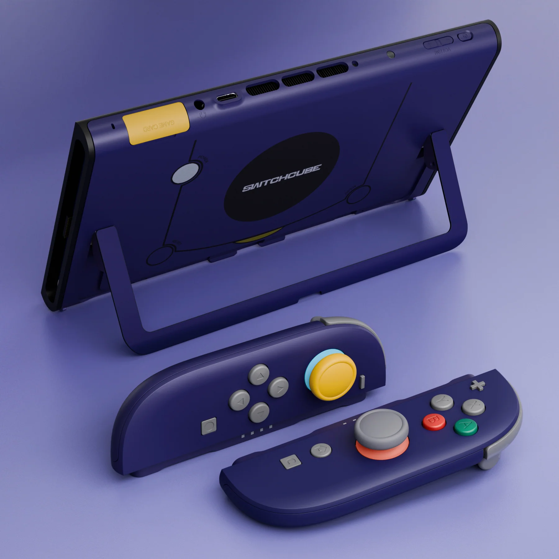 eXtremeRate DIY Replacement Full Set Shells with Buttons for Nintendo Switch 2 - Deluxe Version - Classic SwitchCube Style - Image 12