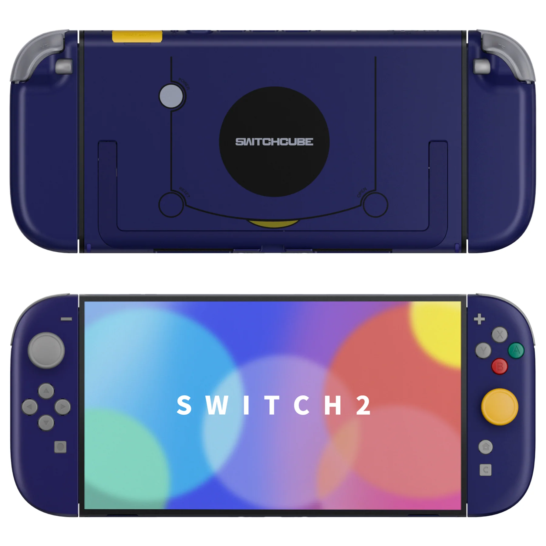 eXtremeRate DIY Replacement Full Set Shells with Buttons for Nintendo Switch 2 - Deluxe Version - Classic SwitchCube Style - Image 3