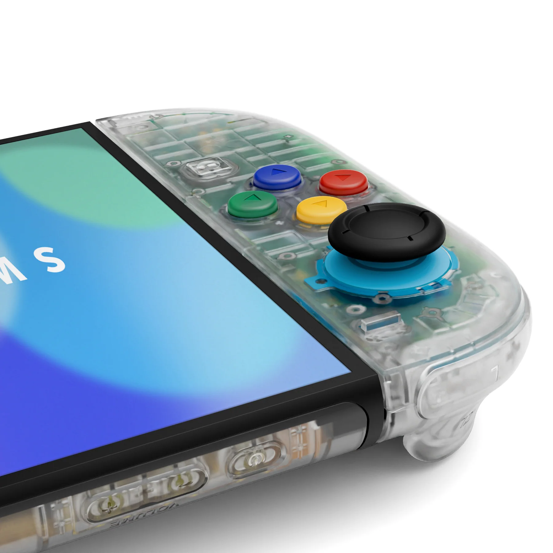 eXtremeRate DIY Replacement Full Set Shells with Buttons for Nintendo Switch 2 - Deluxe Version - Clear - Image 10