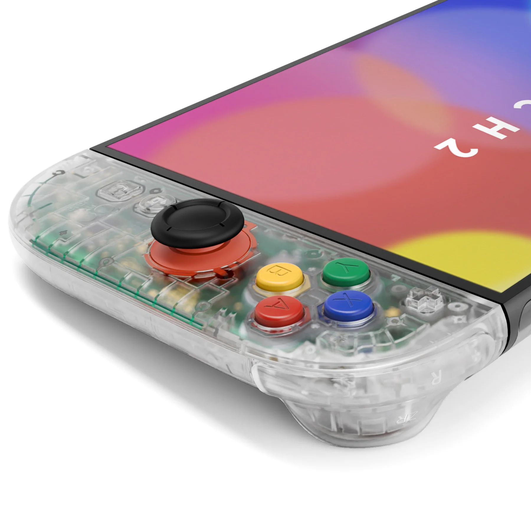 eXtremeRate DIY Replacement Full Set Shells with Buttons for Nintendo Switch 2 - Deluxe Version - Clear - Image 11