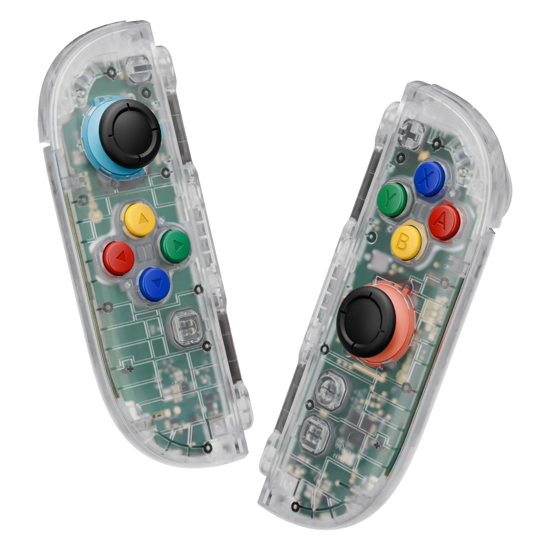 eXtremeRate DIY Replacement Full Set Shells with Buttons for Nintendo Switch 2 - Deluxe Version - Clear - Image 8