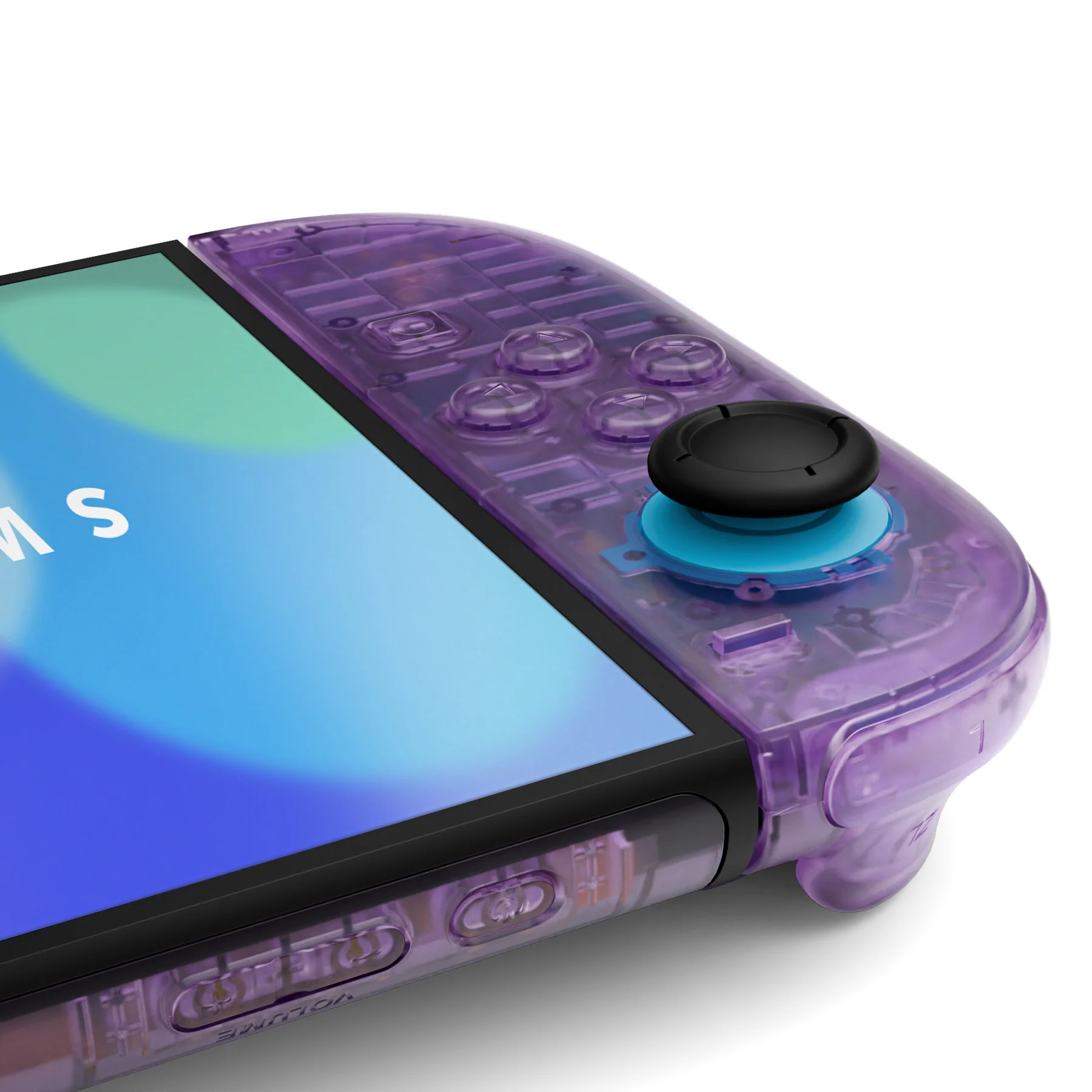 eXtremeRate DIY Replacement Full Set Shells with Buttons for Nintendo Switch 2 - Deluxe Version - Clear Atomic Purple - Image 10