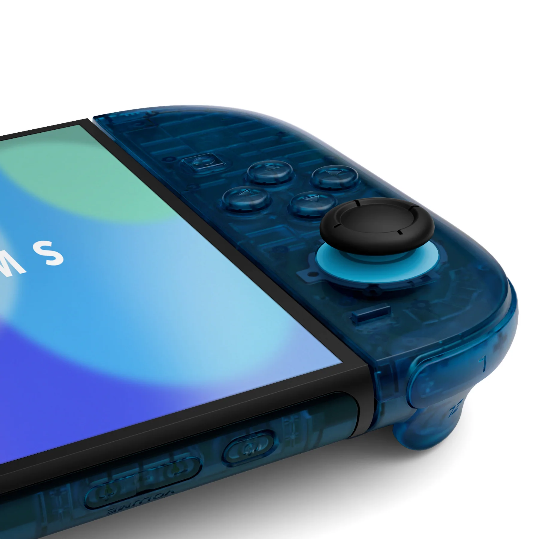 eXtremeRate DIY Replacement Full Set Shells with Buttons for Nintendo Switch 2 - Deluxe Version - Clear Blue - Image 10