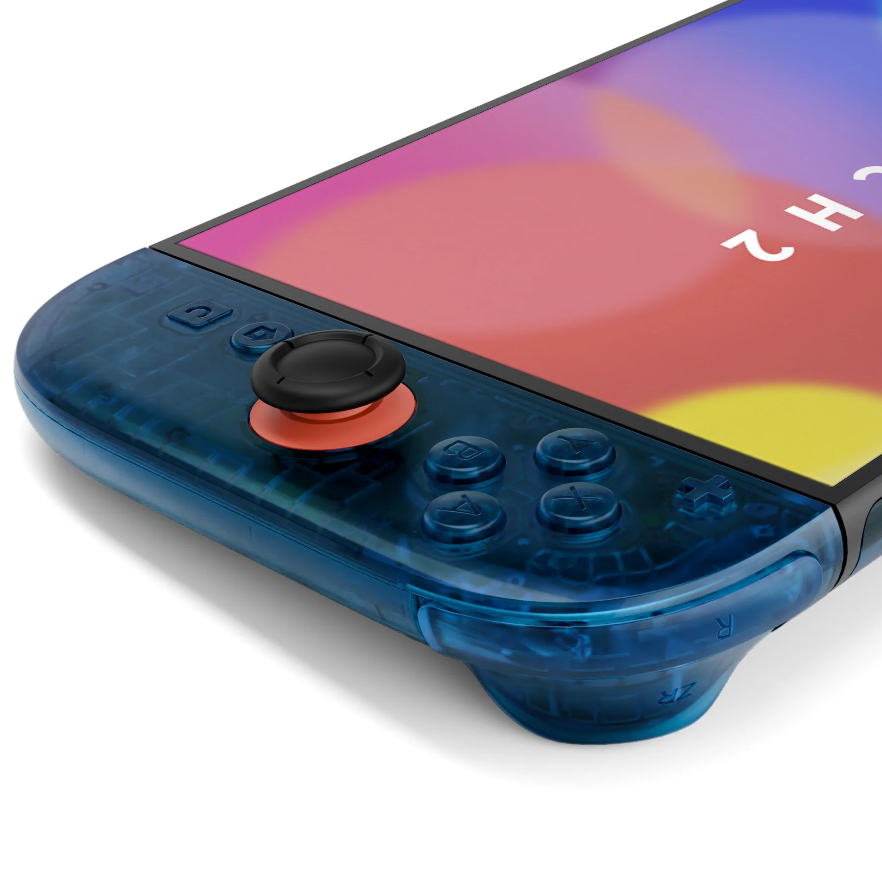 eXtremeRate DIY Replacement Full Set Shells with Buttons for Nintendo Switch 2 - Deluxe Version - Clear Blue - Image 11