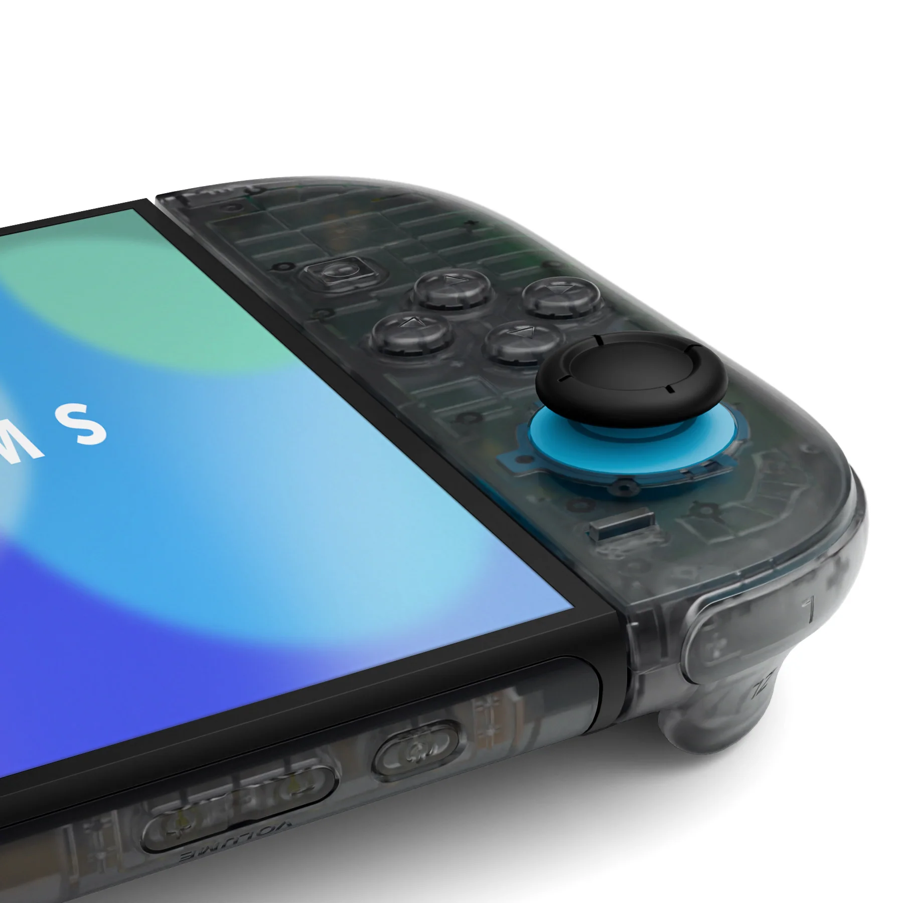 eXtremeRate DIY Replacement Full Set Shells with Buttons for Nintendo Switch 2 - Deluxe Version - Clear Slate Black - Image 10
