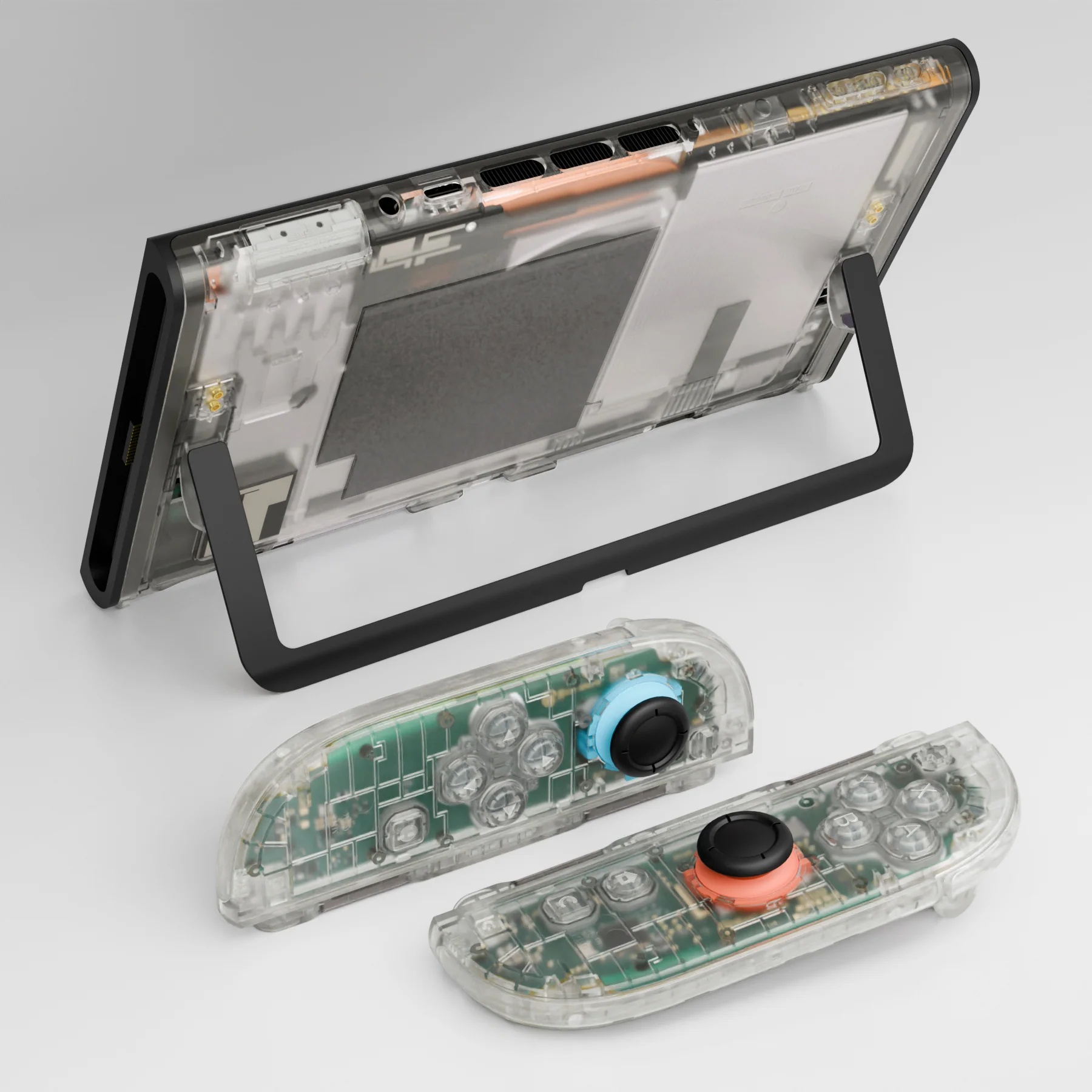 eXtremeRate DIY Replacement Full Set Shells with Buttons for Nintendo Switch 2 - Deluxe Version - Glow in Dark - Green - Image 13
