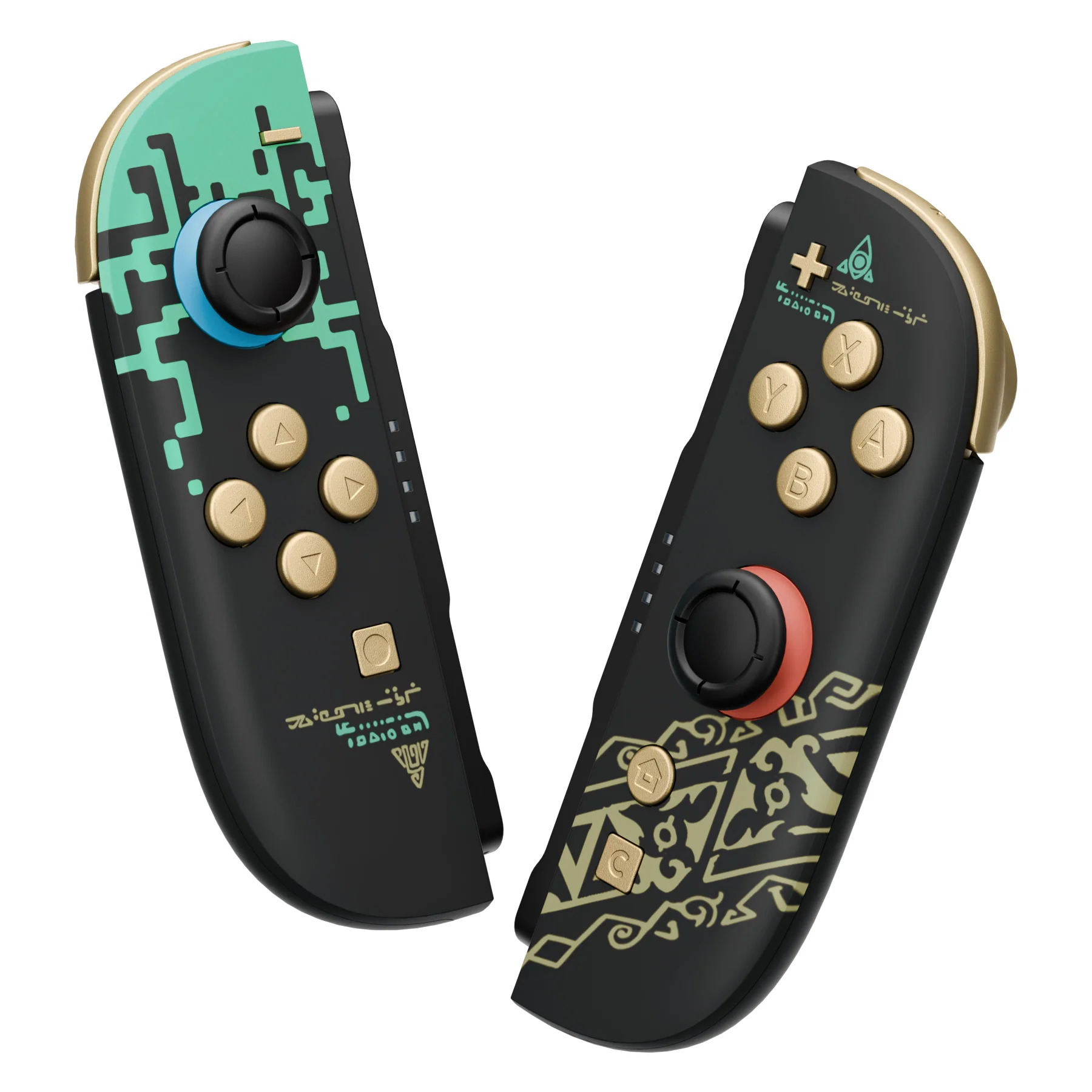 eXtremeRate DIY Replacement Full Set Shells with Buttons for Nintendo Switch 2 - Deluxe Version - Glow in Dark - Totem of Kingdom Black - Image 8