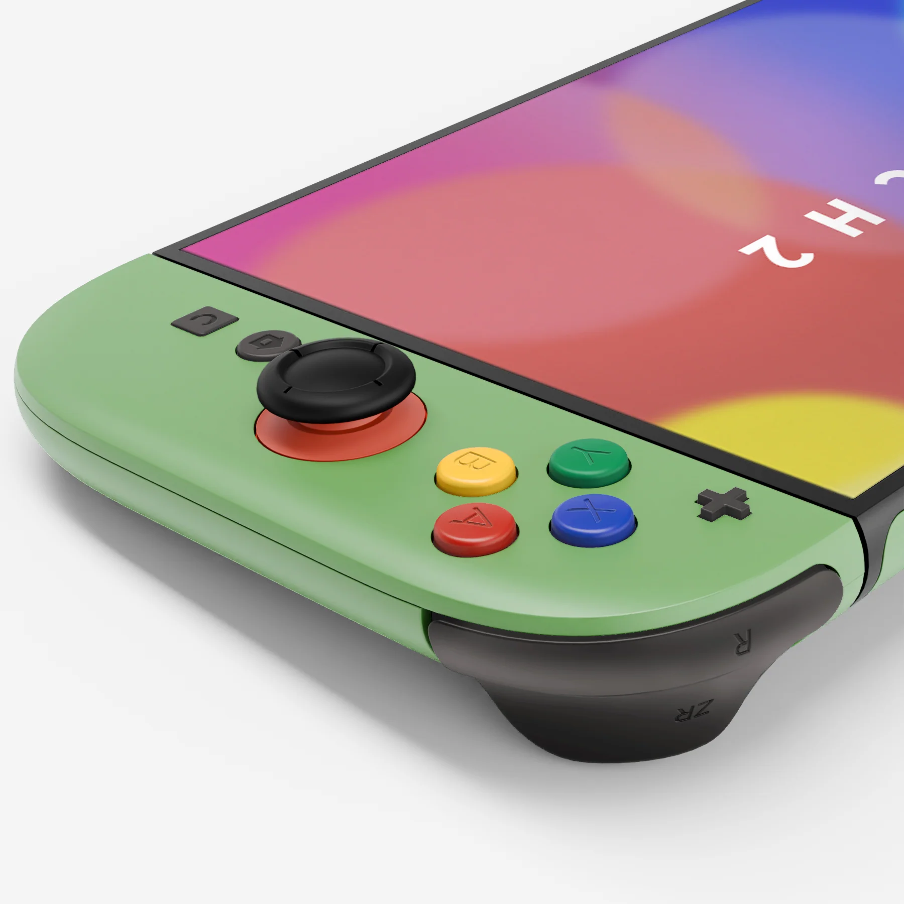eXtremeRate DIY Replacement Full Set Shells with Buttons for Nintendo Switch 2 - Deluxe Version - Matcha Green - Image 11
