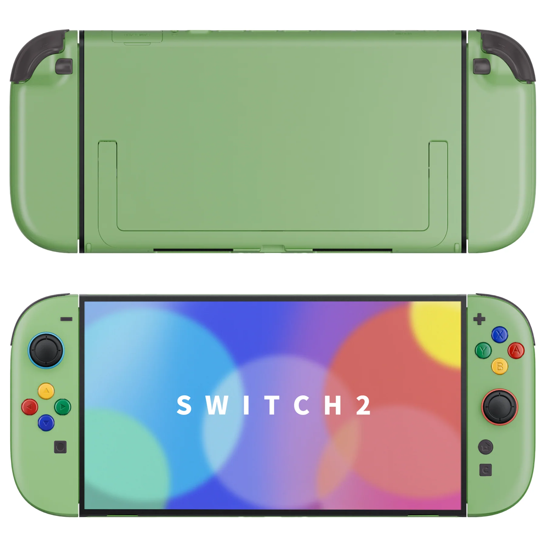 eXtremeRate DIY Replacement Full Set Shells with Buttons for Nintendo Switch 2 - Deluxe Version - Matcha Green - Image 4