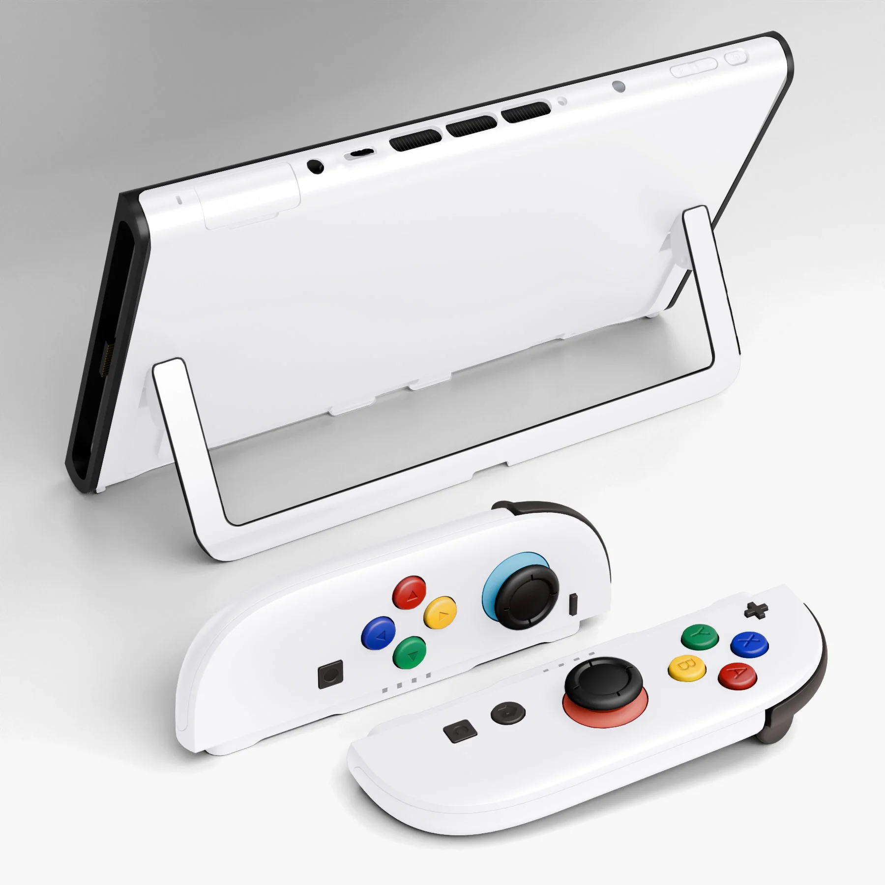 eXtremeRate DIY Replacement Full Set Shells with Buttons for Nintendo Switch 2 - Deluxe Version - White - Image 13