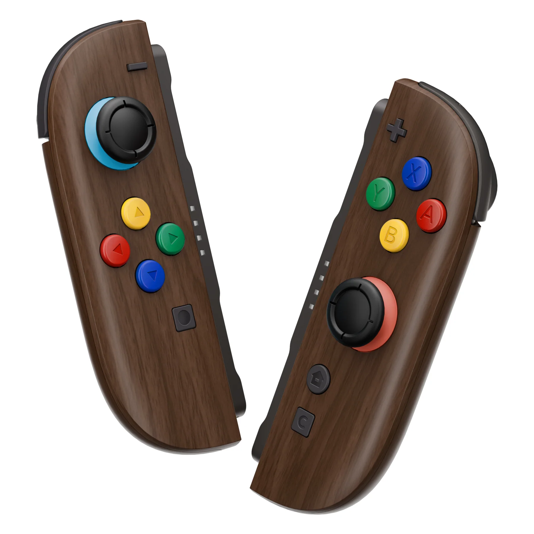 eXtremeRate DIY Replacement Full Set Shells with Buttons for Nintendo Switch 2 - Deluxe Version - Wood Grain - Image 7