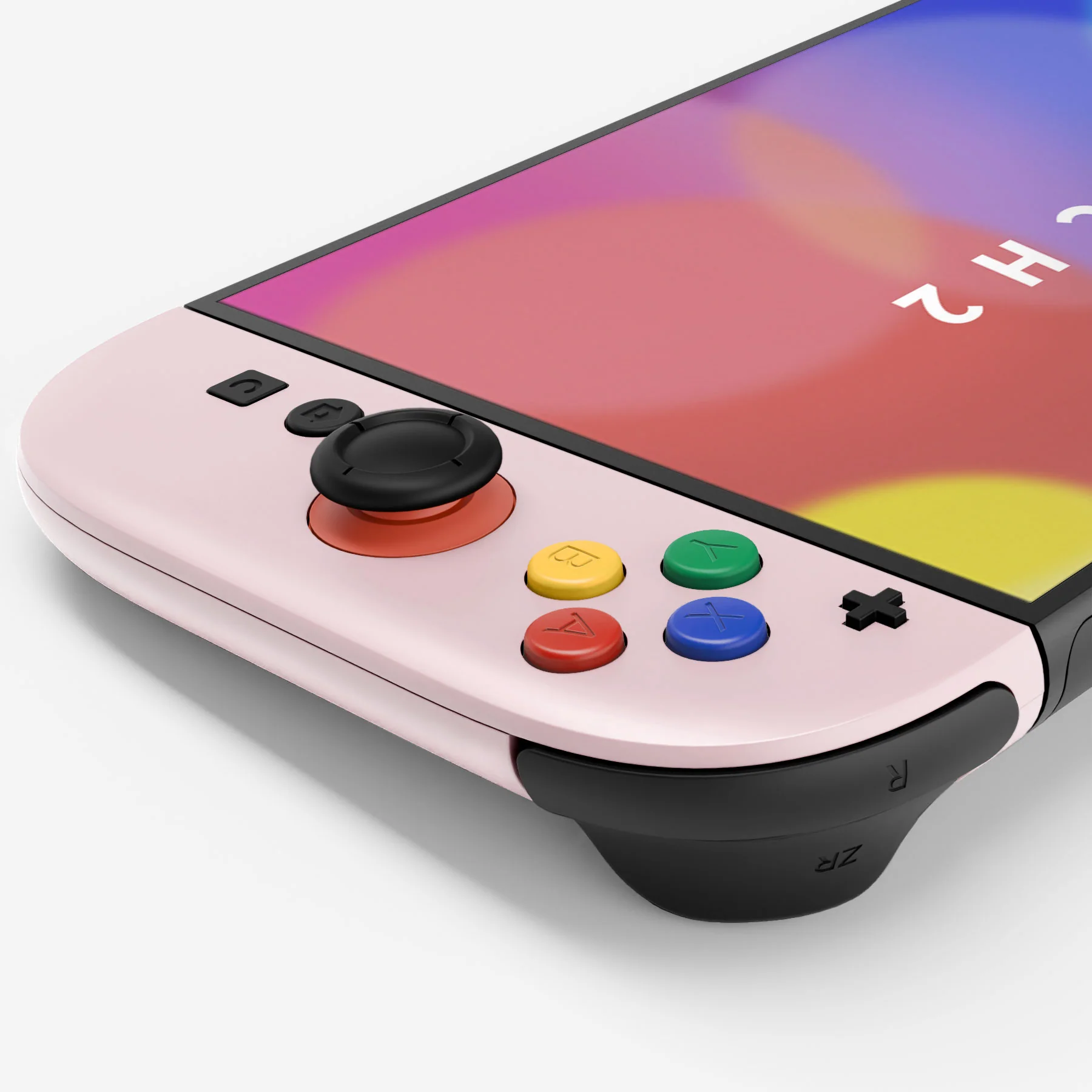 eXtremeRate DIY Replacement Full Set Shells with Buttons for Nintendo Switch 2 - Essence Version - Cherry Blossoms Pink - Image 11