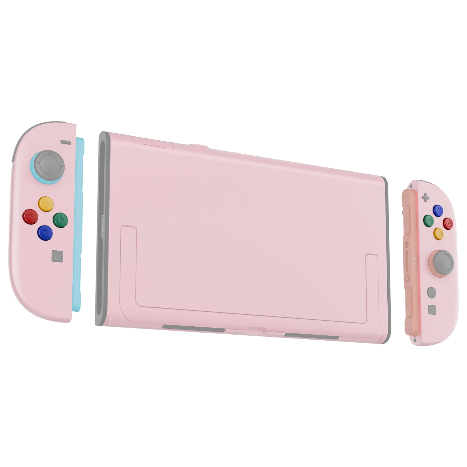 eXtremeRate DIY Replacement Full Set Shells with Buttons for Nintendo Switch 2 - Essence Version - Cherry Blossoms Pink - Image 5