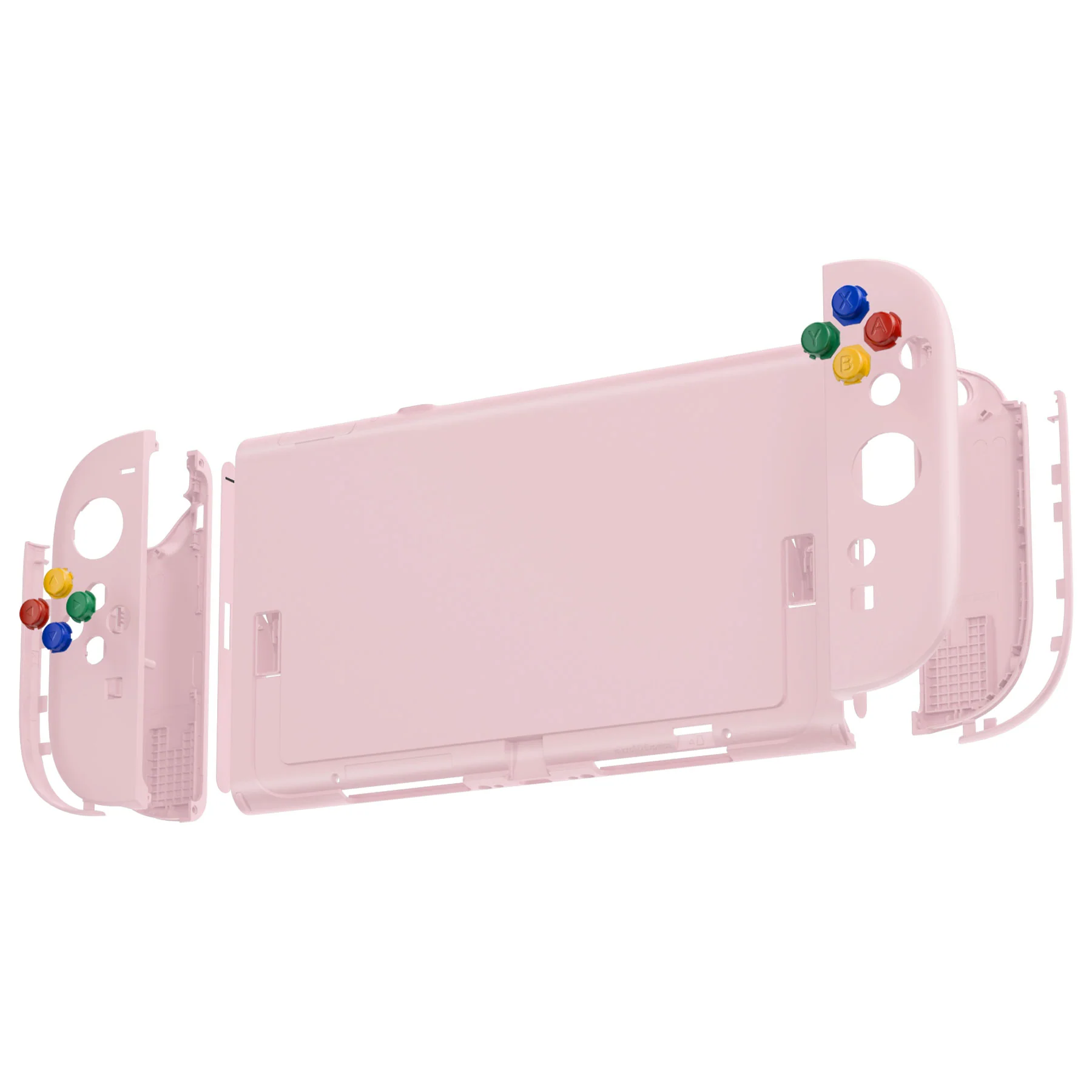 eXtremeRate DIY Replacement Full Set Shells with Buttons for Nintendo Switch 2 - Essence Version - Cherry Blossoms Pink - Image 6