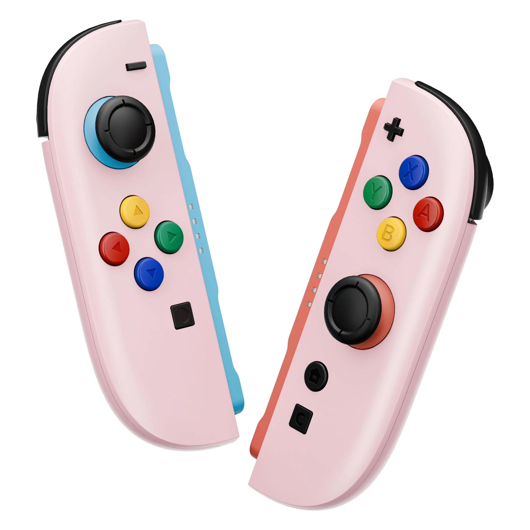 eXtremeRate DIY Replacement Full Set Shells with Buttons for Nintendo Switch 2 - Essence Version - Cherry Blossoms Pink - Image 8
