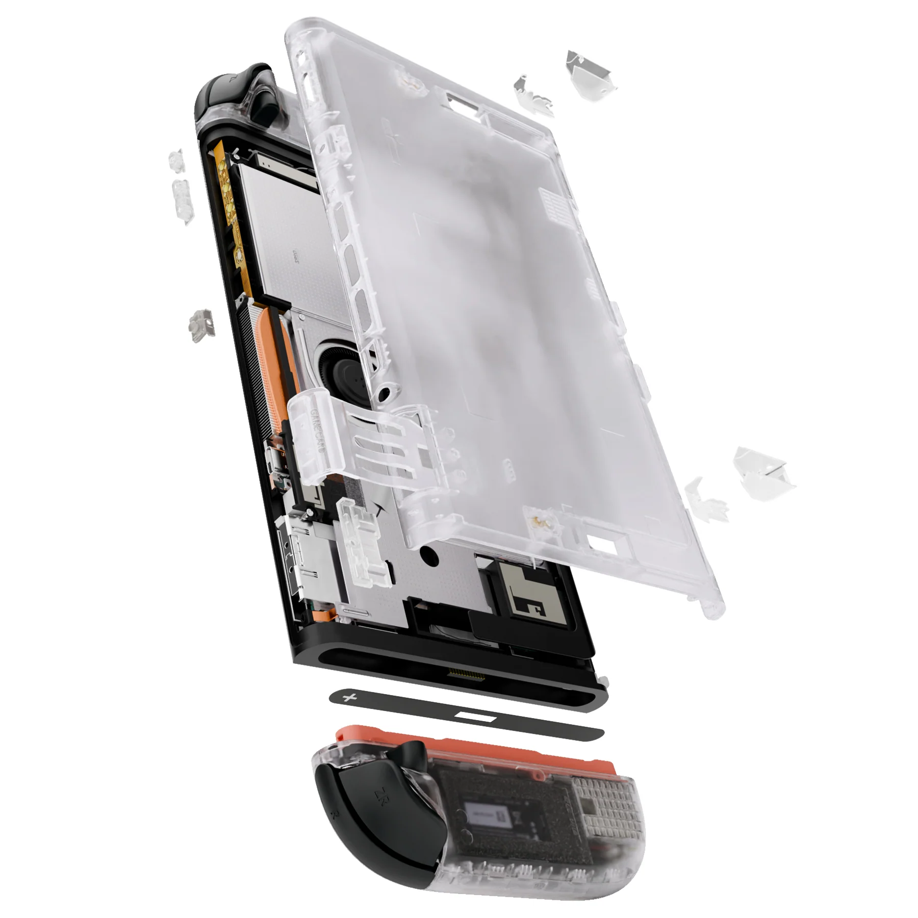 eXtremeRate DIY Replacement Full Set Shells with Buttons for Nintendo Switch 2 - Essence Version - Clear - Image 12