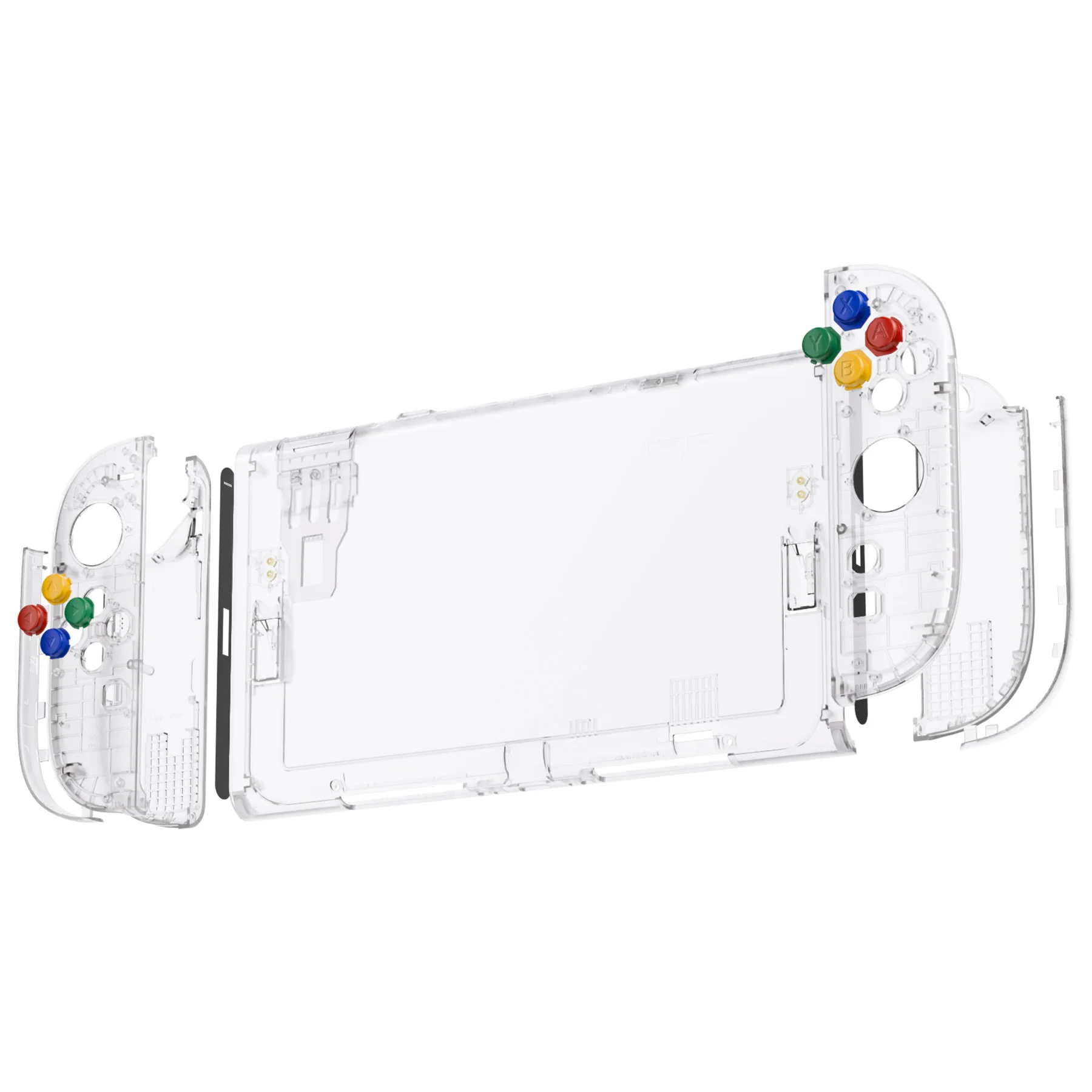 eXtremeRate DIY Replacement Full Set Shells with Buttons for Nintendo Switch 2 - Essence Version - Clear - Image 6