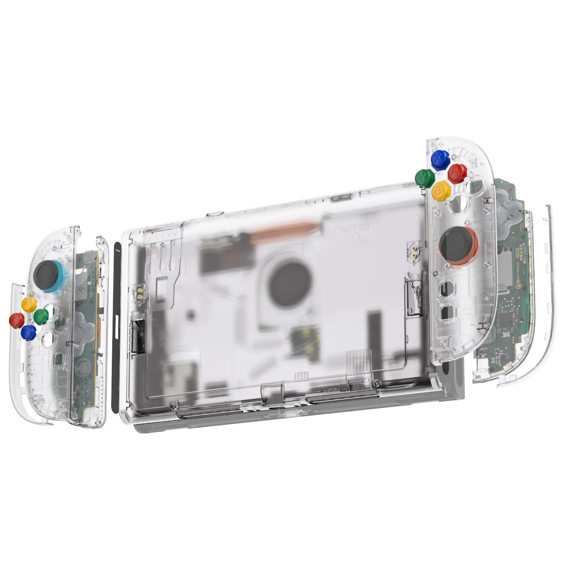 eXtremeRate DIY Replacement Full Set Shells with Buttons for Nintendo Switch 2 - Essence Version - Clear - Image 7