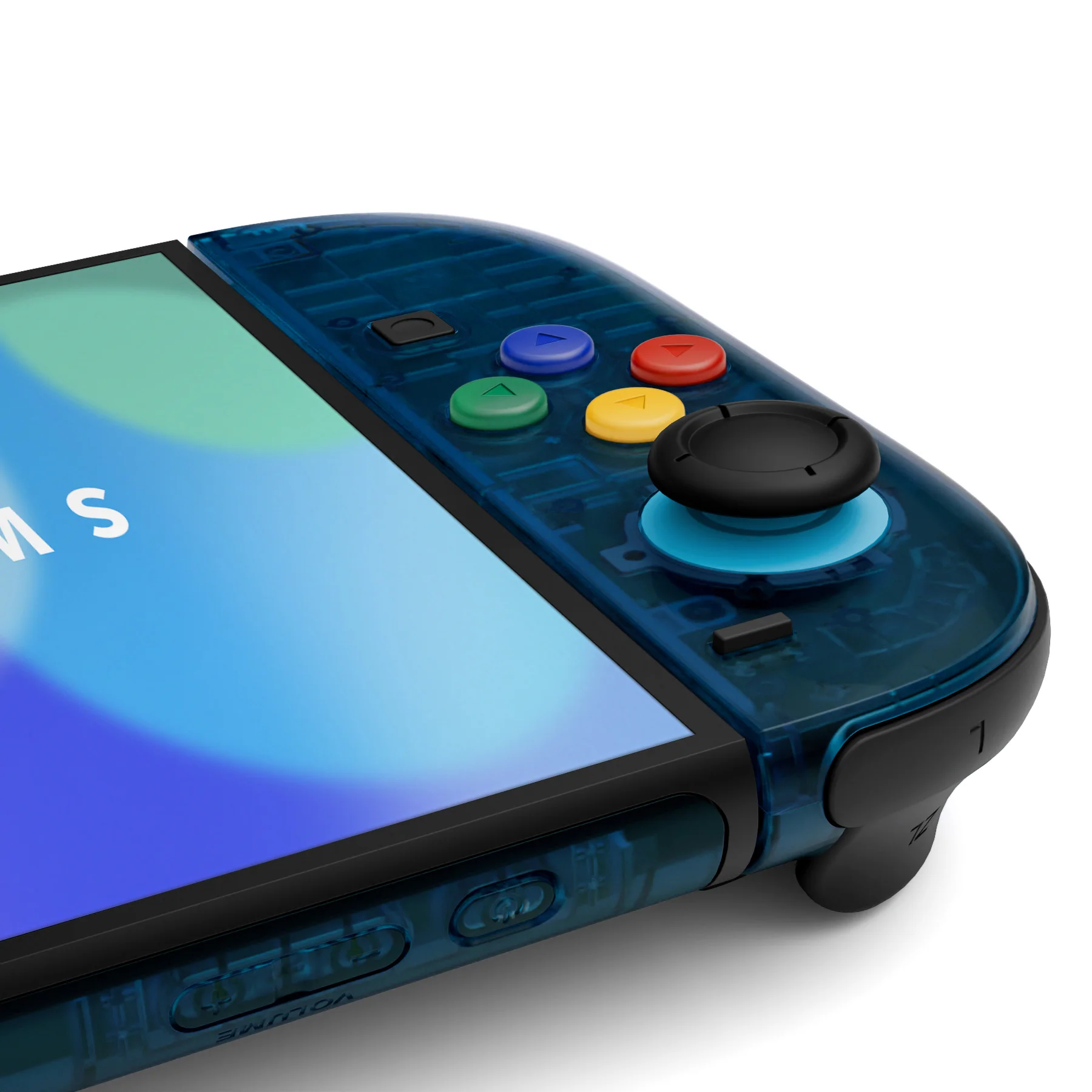eXtremeRate DIY Replacement Full Set Shells with Buttons for Nintendo Switch 2 - Essence Version - Clear Blue - Image 10