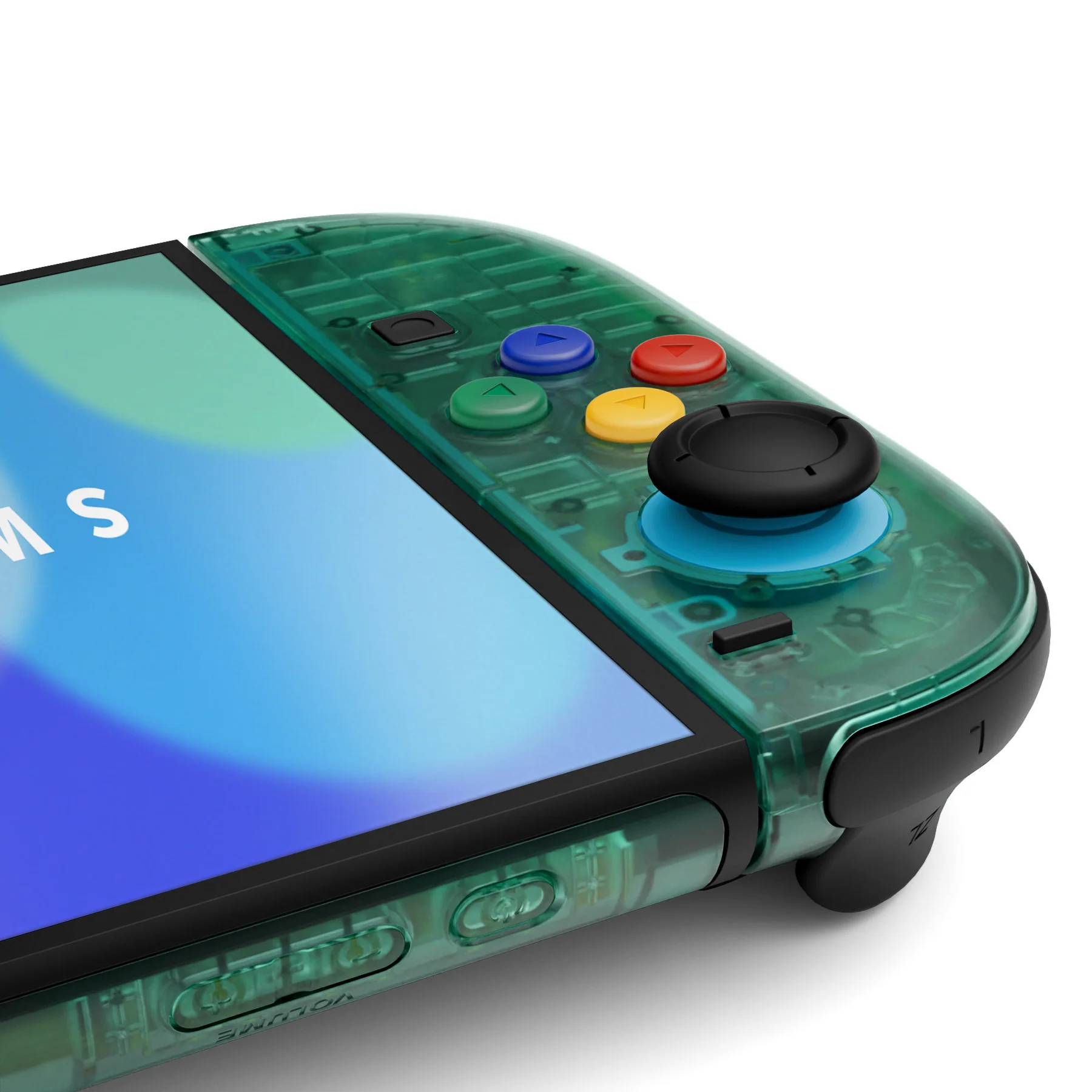 eXtremeRate DIY Replacement Full Set Shells with Buttons for Nintendo Switch 2 - Essence Version - Emerald Green - Image 10