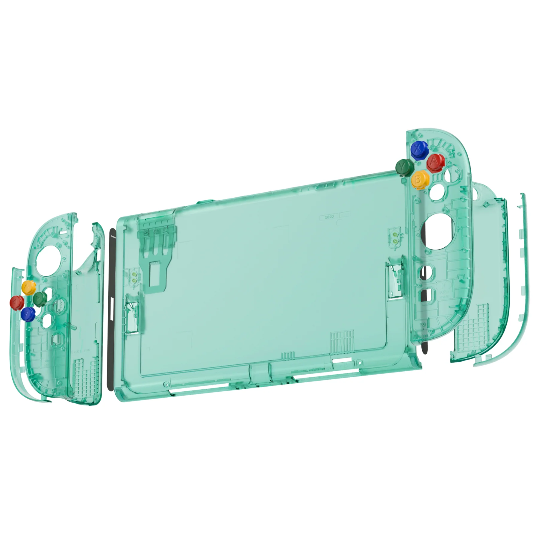 eXtremeRate DIY Replacement Full Set Shells with Buttons for Nintendo Switch 2 - Essence Version - Emerald Green - Image 6