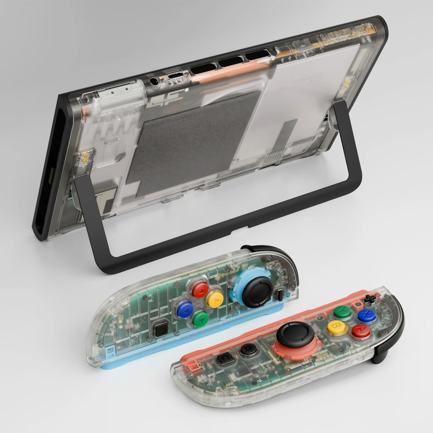 eXtremeRate DIY Replacement Full Set Shells with Buttons for Nintendo Switch 2 - Essence Version - Glow in Dark - Green - Image 14