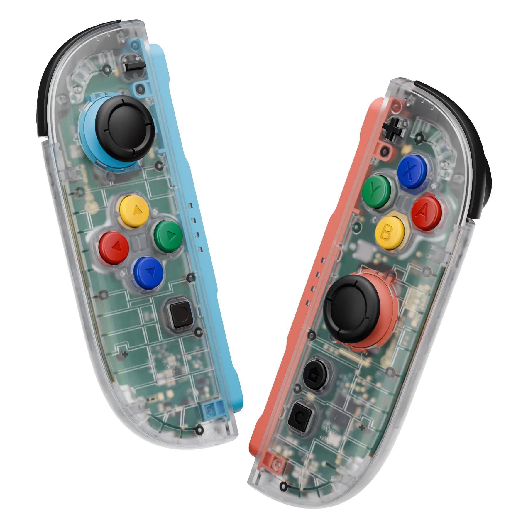 eXtremeRate DIY Replacement Full Set Shells with Buttons for Nintendo Switch 2 - Essence Version - Glow in Dark - Green - Image 9