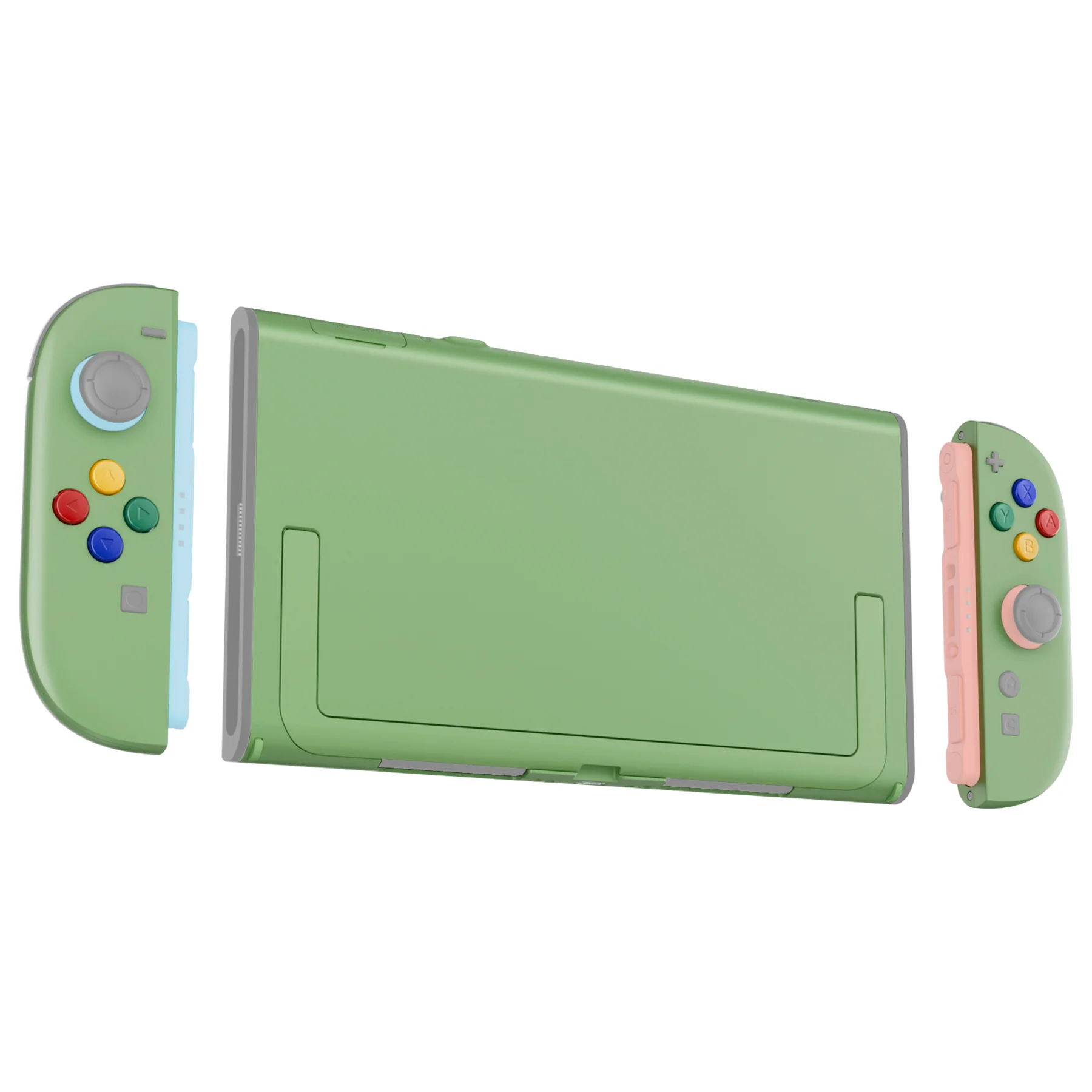 eXtremeRate DIY Replacement Full Set Shells with Buttons for Nintendo Switch 2 - Essence Version - Matcha Green - Image 5