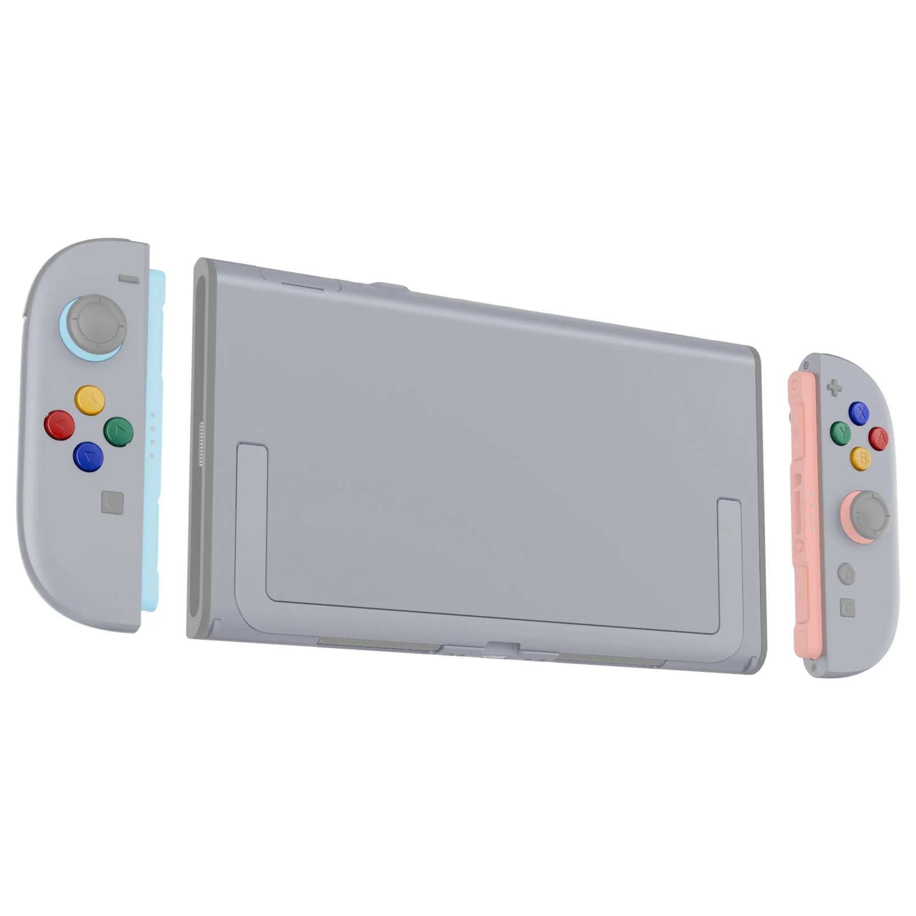 eXtremeRate DIY Replacement Full Set Shells with Buttons for Nintendo Switch 2 - Essence Version - New Hope Gray - Image 5