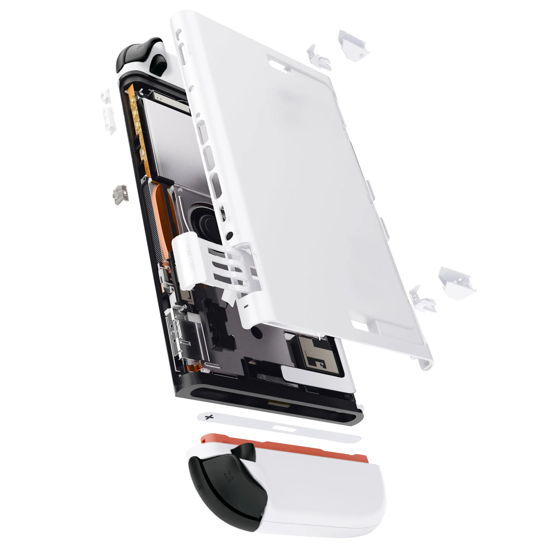 eXtremeRate DIY Replacement Full Set Shells with Buttons for Nintendo Switch 2 - Essence Version - White - Image 12