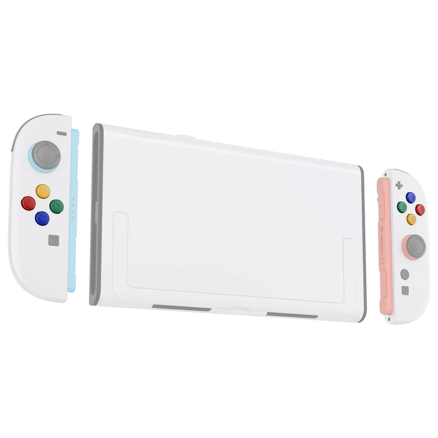 eXtremeRate DIY Replacement Full Set Shells with Buttons for Nintendo Switch 2 - Essence Version - White - Image 5