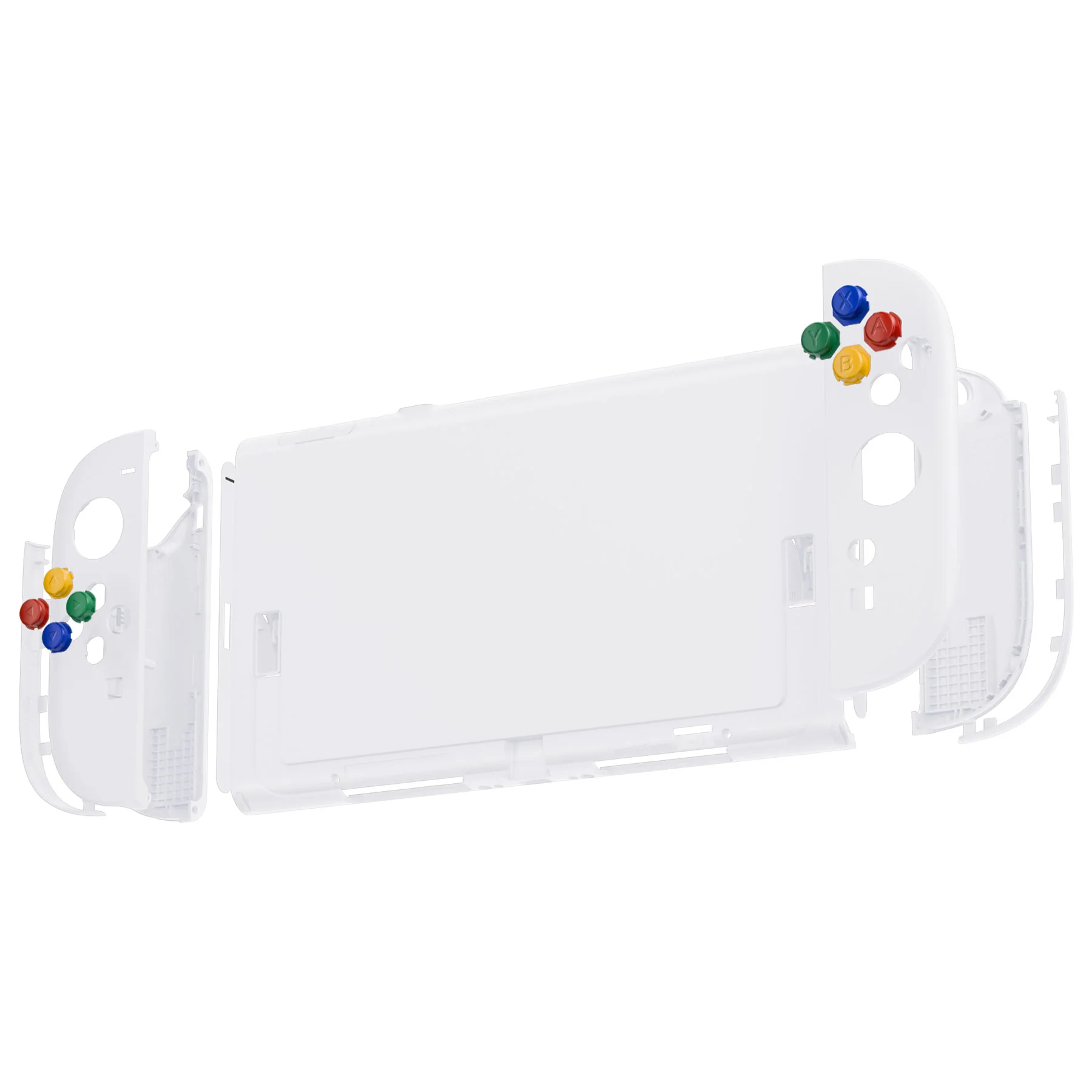 eXtremeRate DIY Replacement Full Set Shells with Buttons for Nintendo Switch 2 - Essence Version - White - Image 6