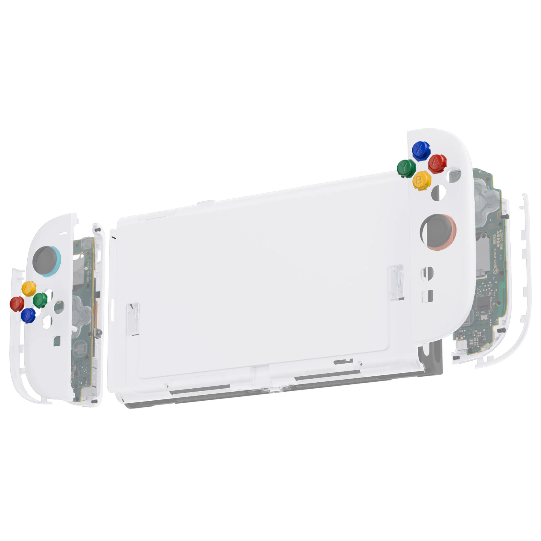 eXtremeRate DIY Replacement Full Set Shells with Buttons for Nintendo Switch 2 - Essence Version - White - Image 7