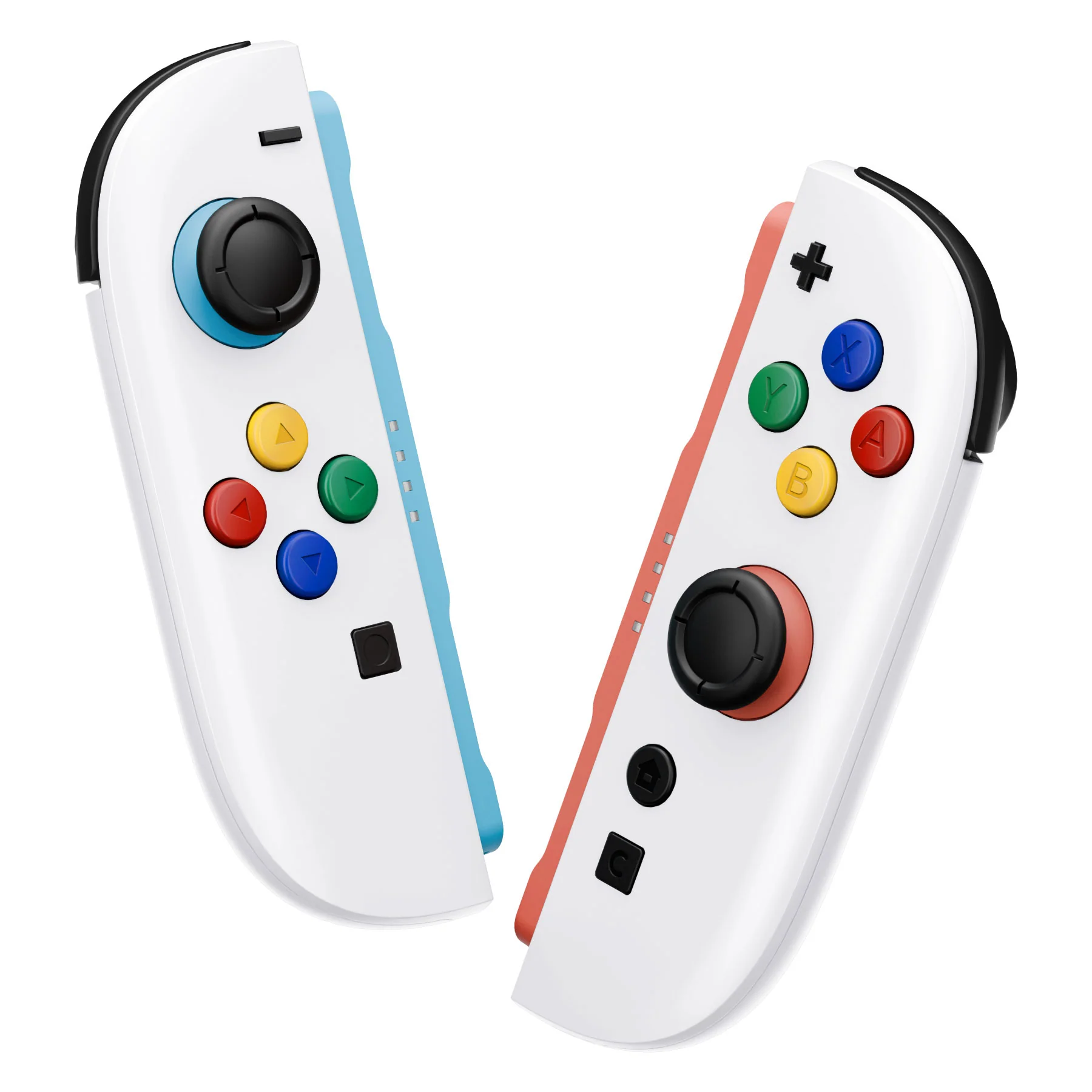 eXtremeRate DIY Replacement Full Set Shells with Buttons for Nintendo Switch 2 - Essence Version - White - Image 8